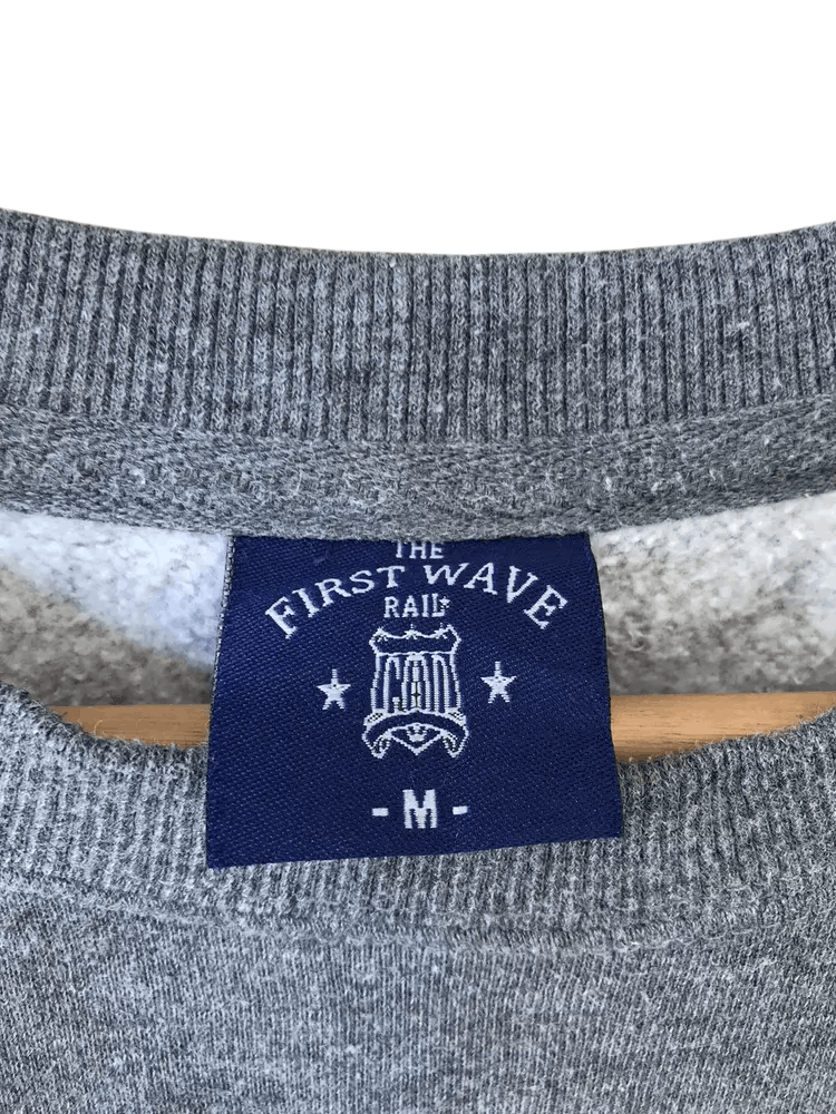 Japanese Brand Vintage The First Wave Rail Sweatshirts Size US M / EU 48-50 / 2 - 6 Thumbnail