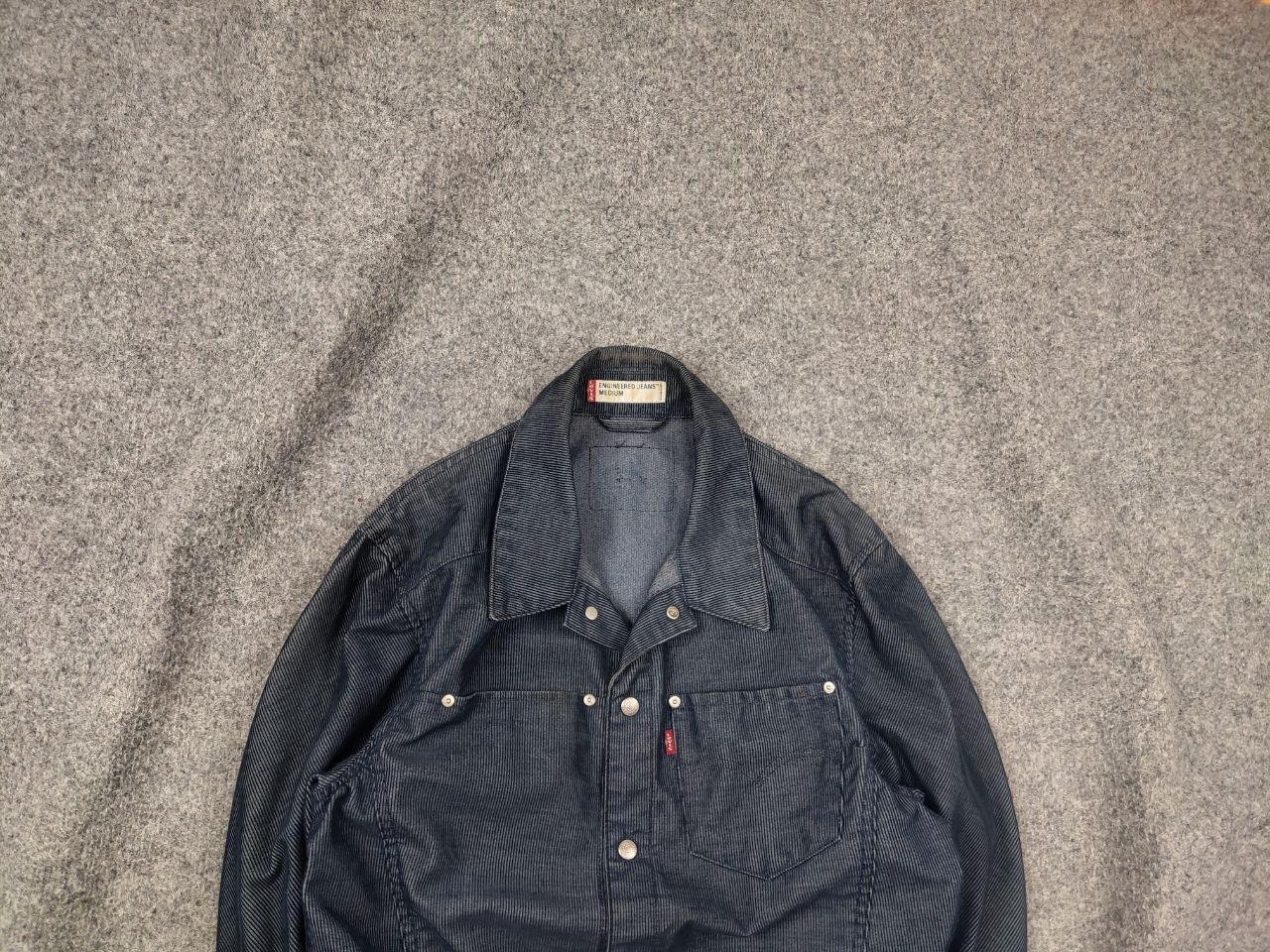 Levi's Vintage 00's Levi's Engineered Jeans Corduroy Trucker Jacket Size US M / EU 48-50 / 2 - 2 Thumbnail