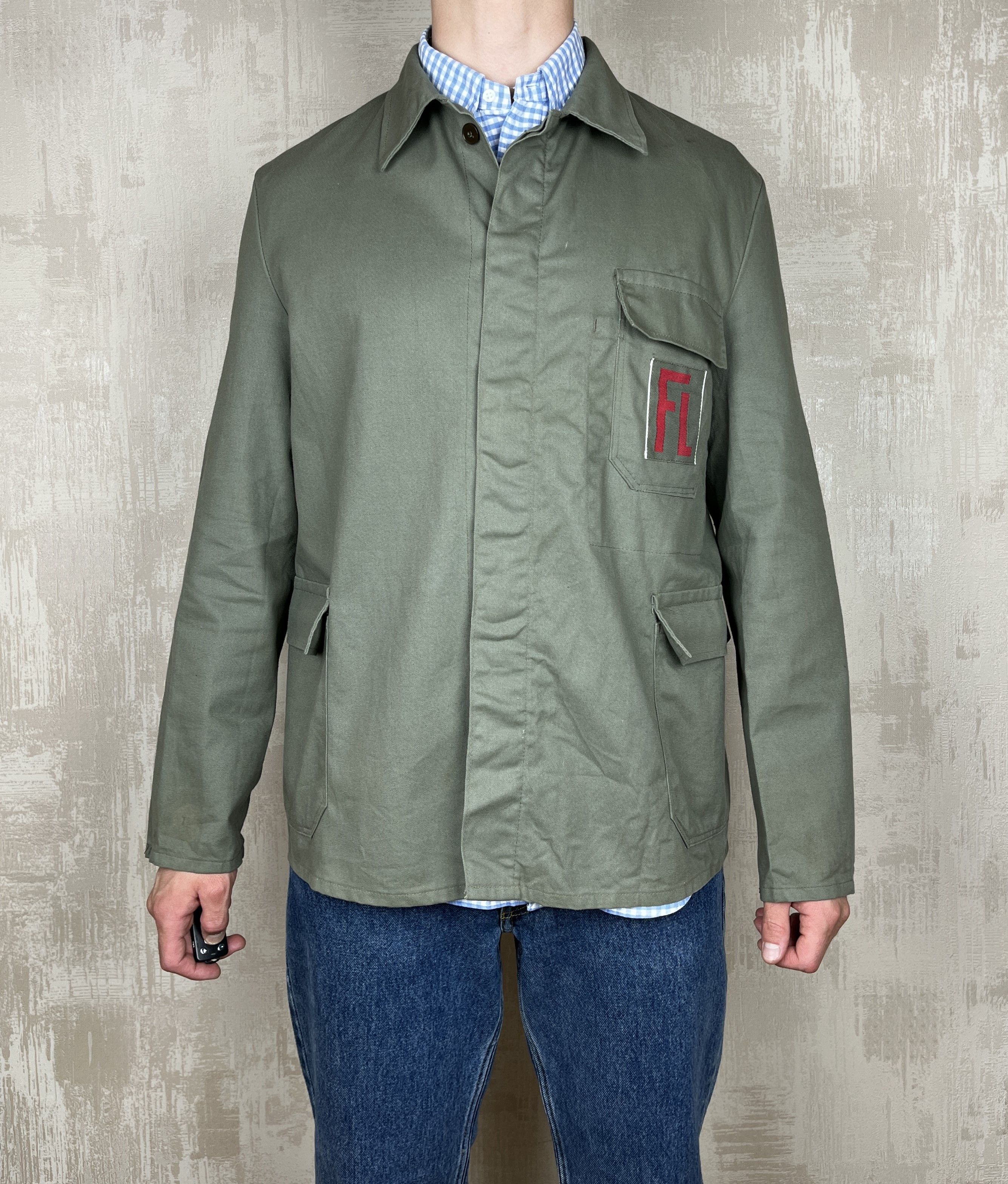Vintage 80's Proban German Chore Work Jacket Workwear West Germany Size US XL / EU 56 / 4 - 2 Thumbnail