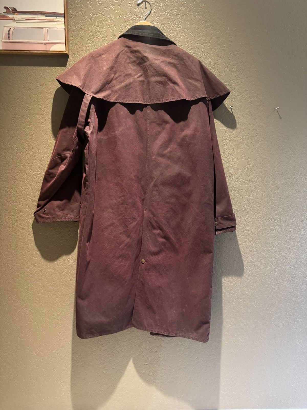 Other Vintage Burgundy Maroon Red Koolah Trench Coat Parka Long Size US L / EU 52-54 / 3 - 7 Thumbnail