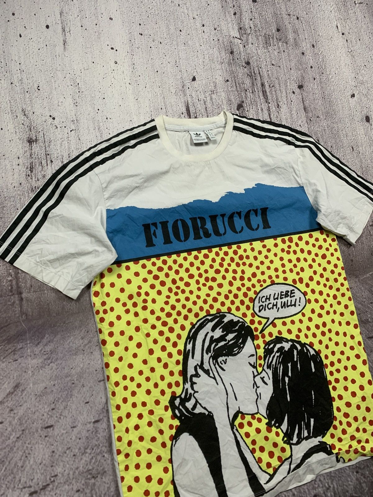 Adidas Adidas Fiorucci Tee Vintage Kiss Logo Avantgarde Style Y2k Size US M / EU 48-50 / 2 - 3 Thumbnail