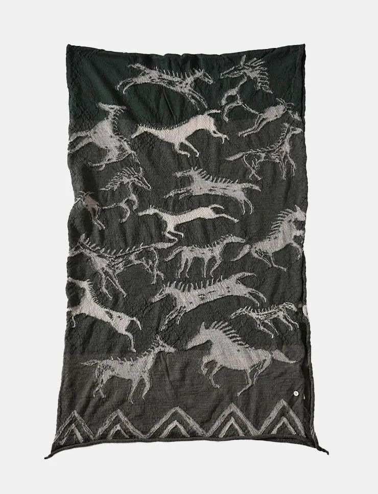 Kapital kapital Wool Indian Painting Scarf Size ONE SIZE - 1 Thumbnail