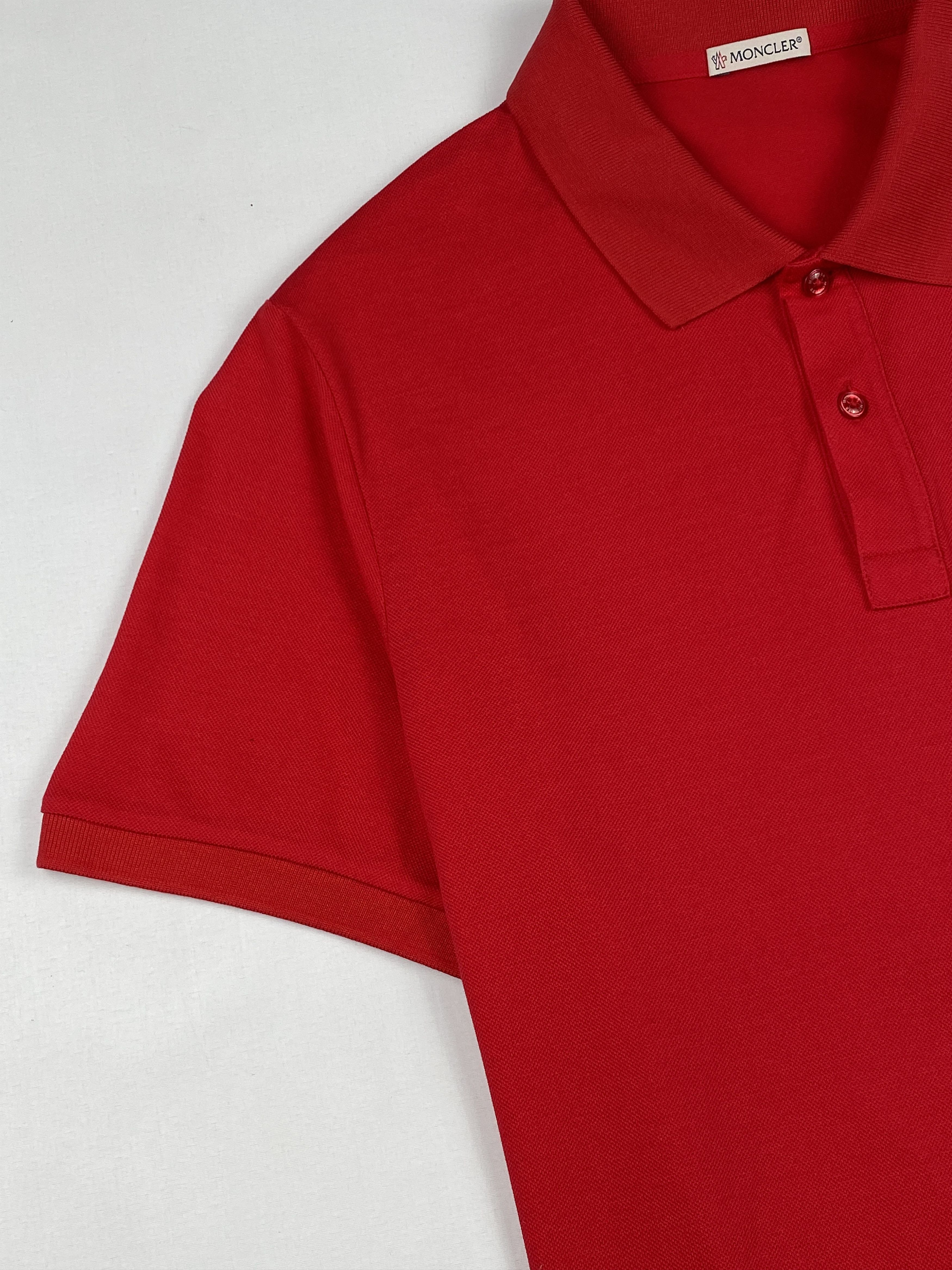 Moncler Tricolor Logo Patch Polo Shirt Size US M / EU 48-50 / 2 - 6 Thumbnail