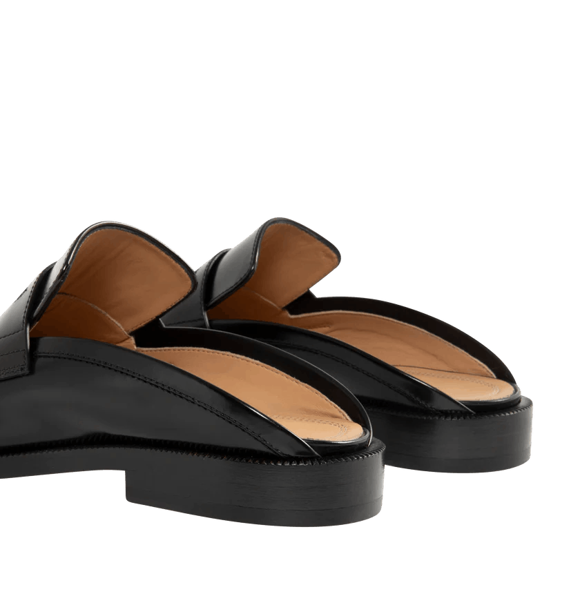 Maison Margiela o1h1sh11225 Tabi City Loafer Mule in Black Size US 9 / IT 39 - 3 Thumbnail