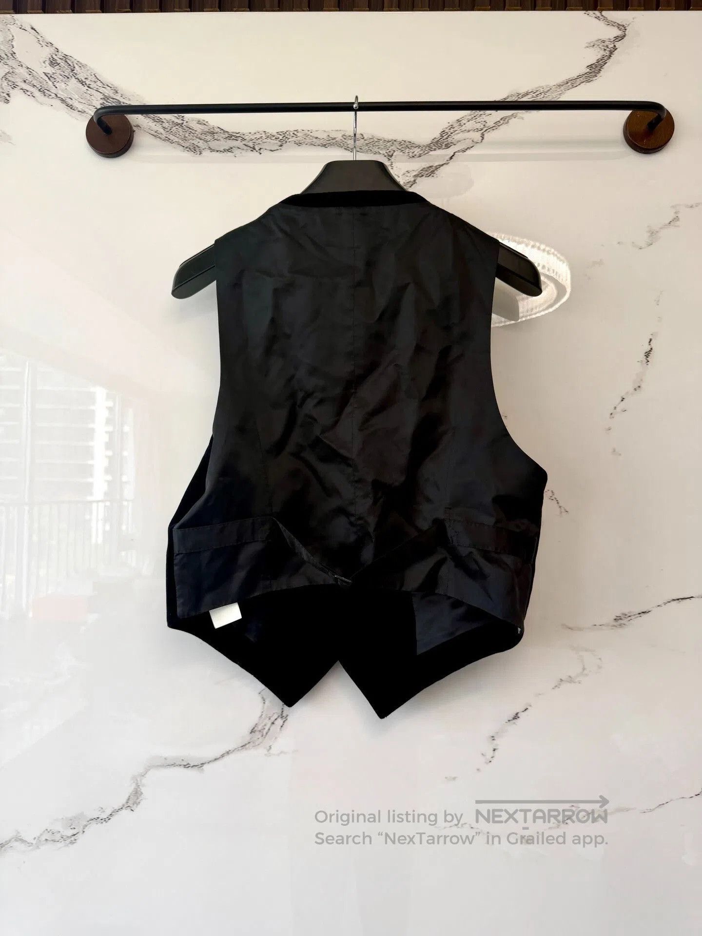 Celine celine black velvet sleeveless vest. Size M / US 6-8 / IT 42-44 - 3 Thumbnail