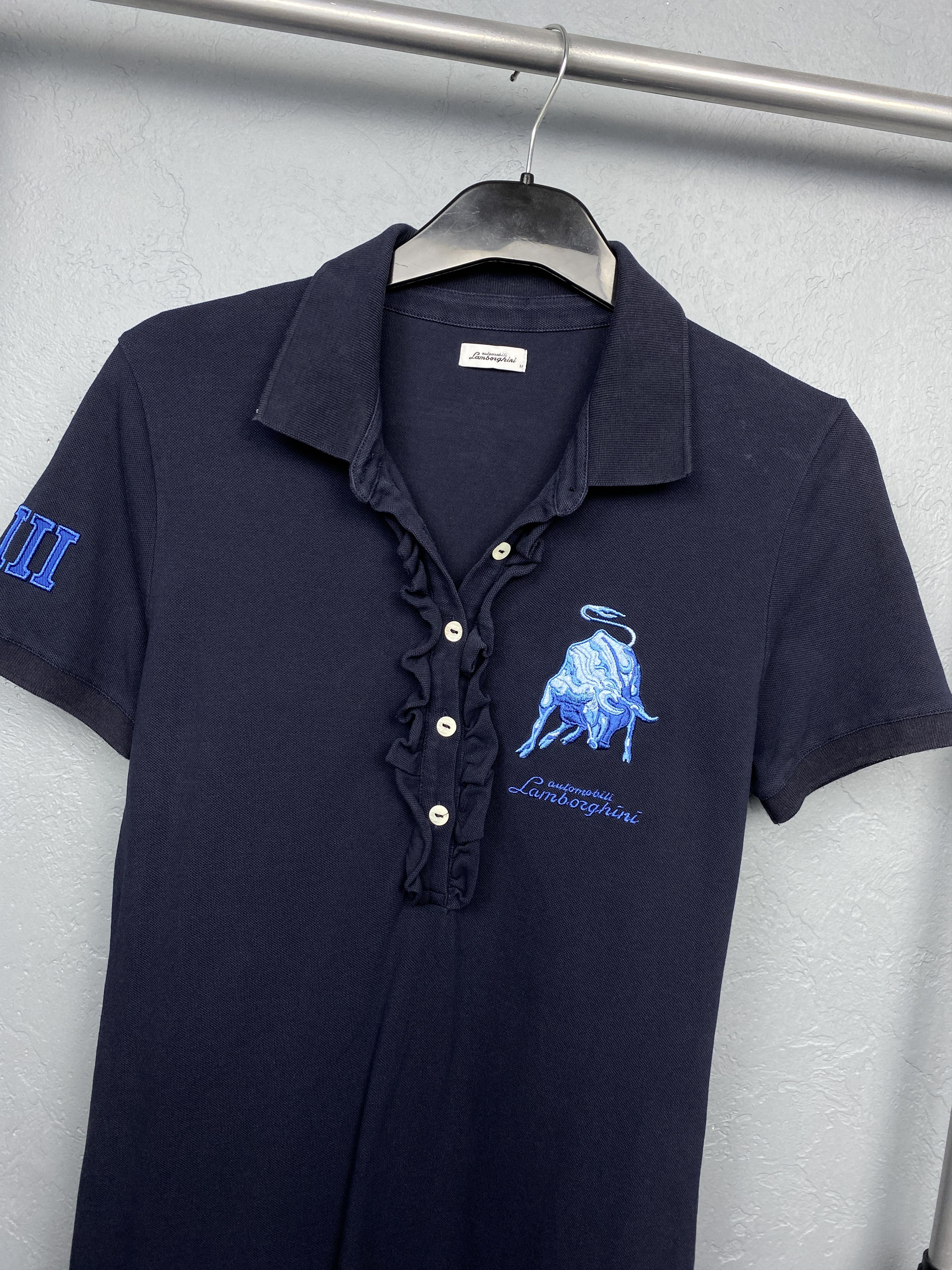 Lamborghini Lamborghini Automobili Womens Polo Shirt Dress Size M / US 6-8 / IT 42-44 - 2 Thumbnail