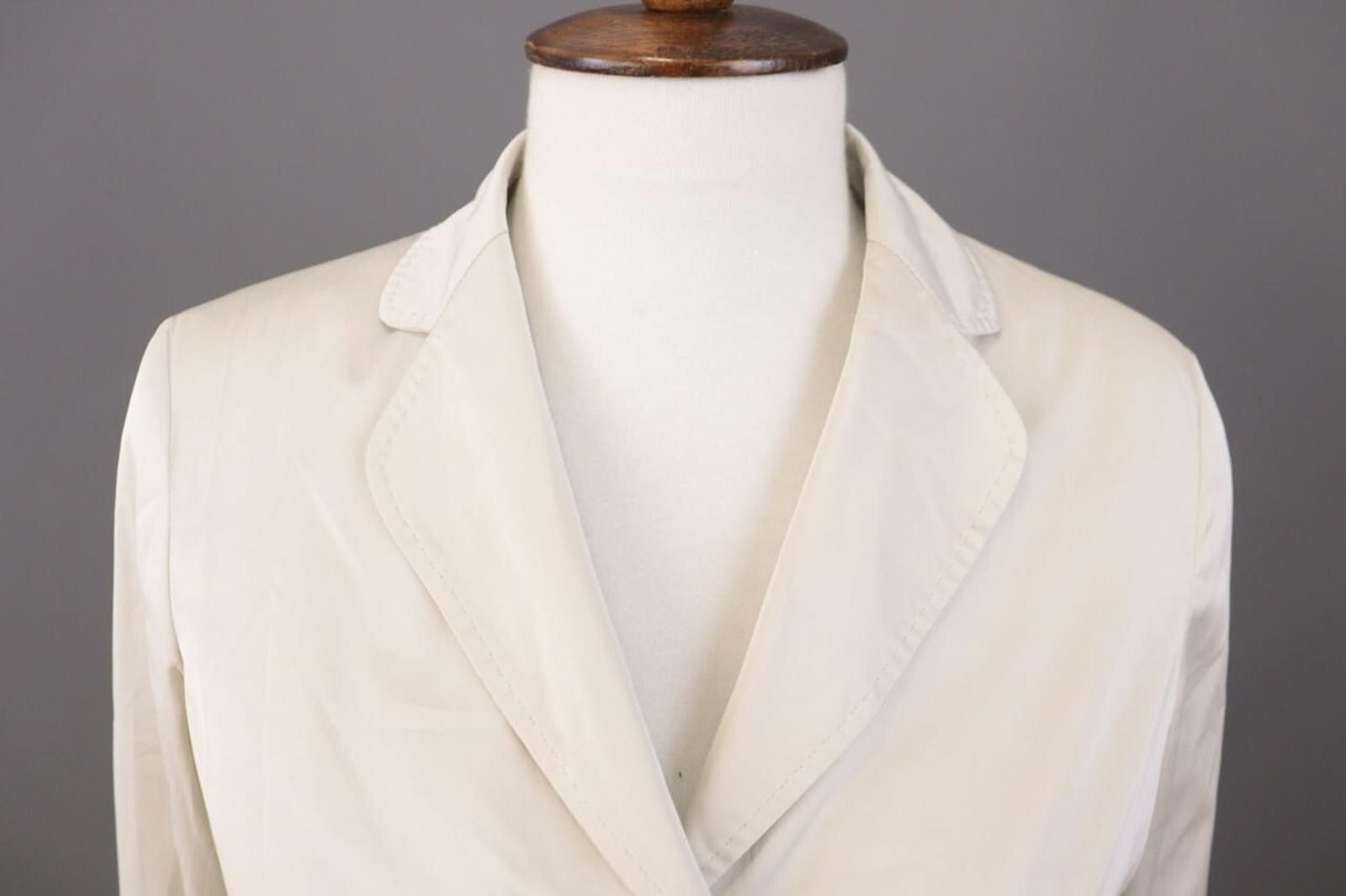 Designer Max Mara Cream Cupri Jacket Size I 40 / USA 6 / GB 8 Size M / US 6-8 / IT 42-44 - 7 Thumbnail