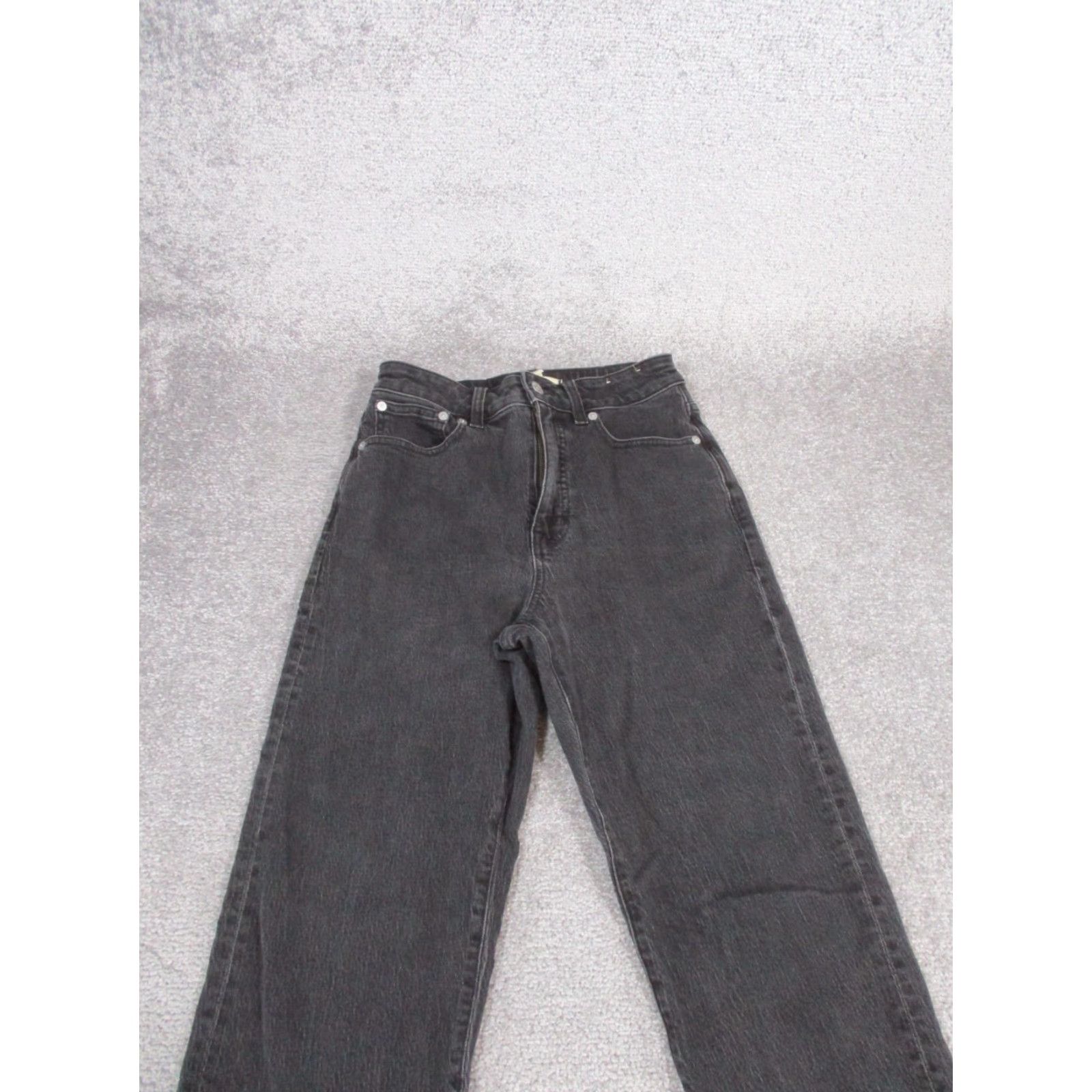 Madewell Madewell Jeans Womens 25 Curvy 90s Straight Gray Denim Size 42" / US 20 - 2 Thumbnail