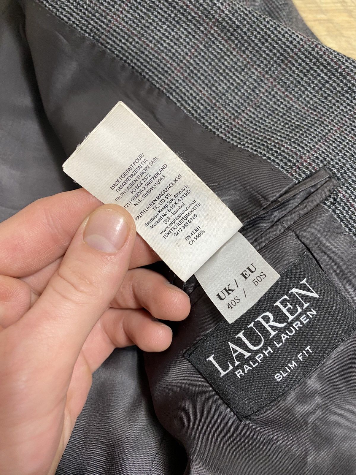 Ralph Lauren Ralph Lauren Grey Wool Sport Coat Slim Fit 40 Short Size 40S - 8 Thumbnail
