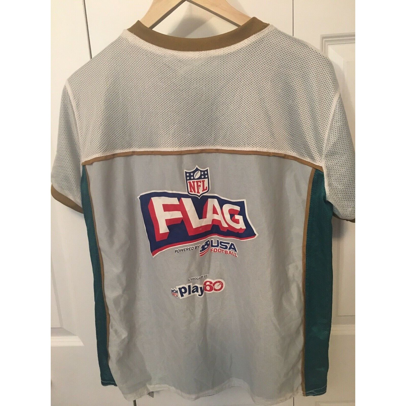 Other Jaguars Sz M Unisex Green/White Reversible Flag Football Jer Size US M / EU 48-50 / 2 - 6 Thumbnail