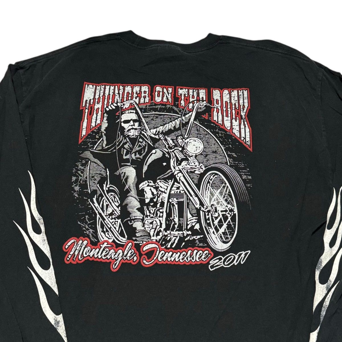 Other 2011 Thunder on the Rock Motorcycle Shirt Adult XL Size US XL / EU 56 / 4 - 2 Thumbnail