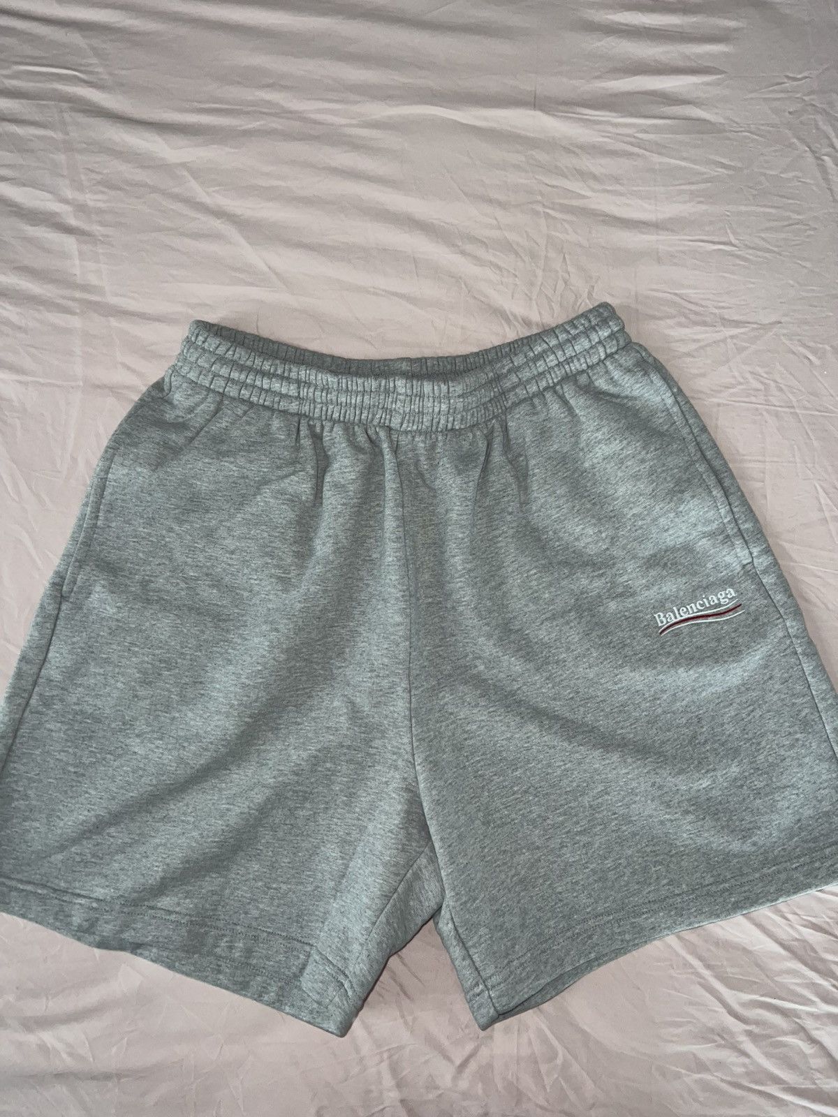 Balenciaga Balenciaga Embroidered Political Shorts Size US 32 / EU 48 - 1 Thumbnail