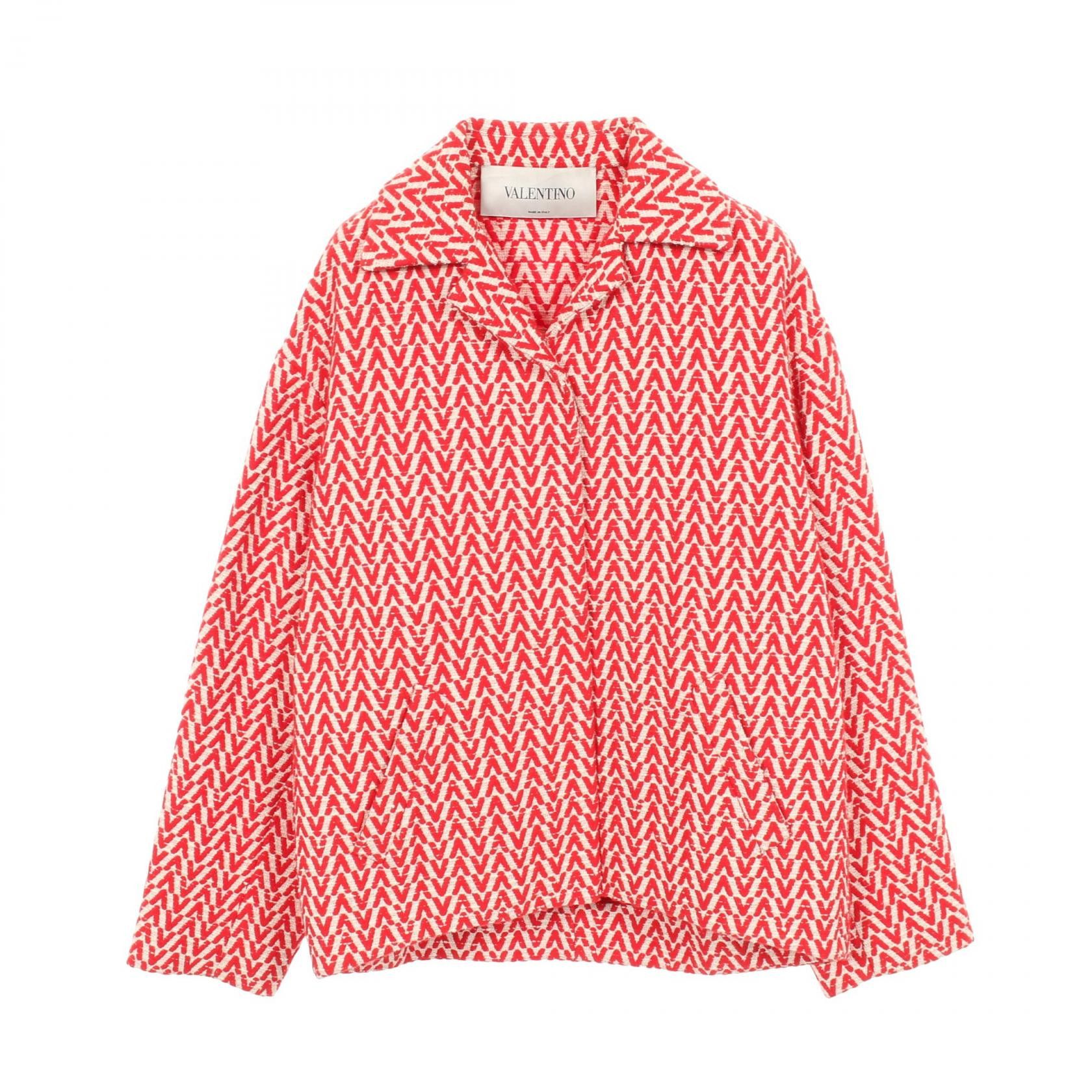 Valentino Valentino Valentino V Pattern Cotton Jacket Textile Outerwear DUTY FREE for USA Size ONE SIZE - 1 Thumbnail