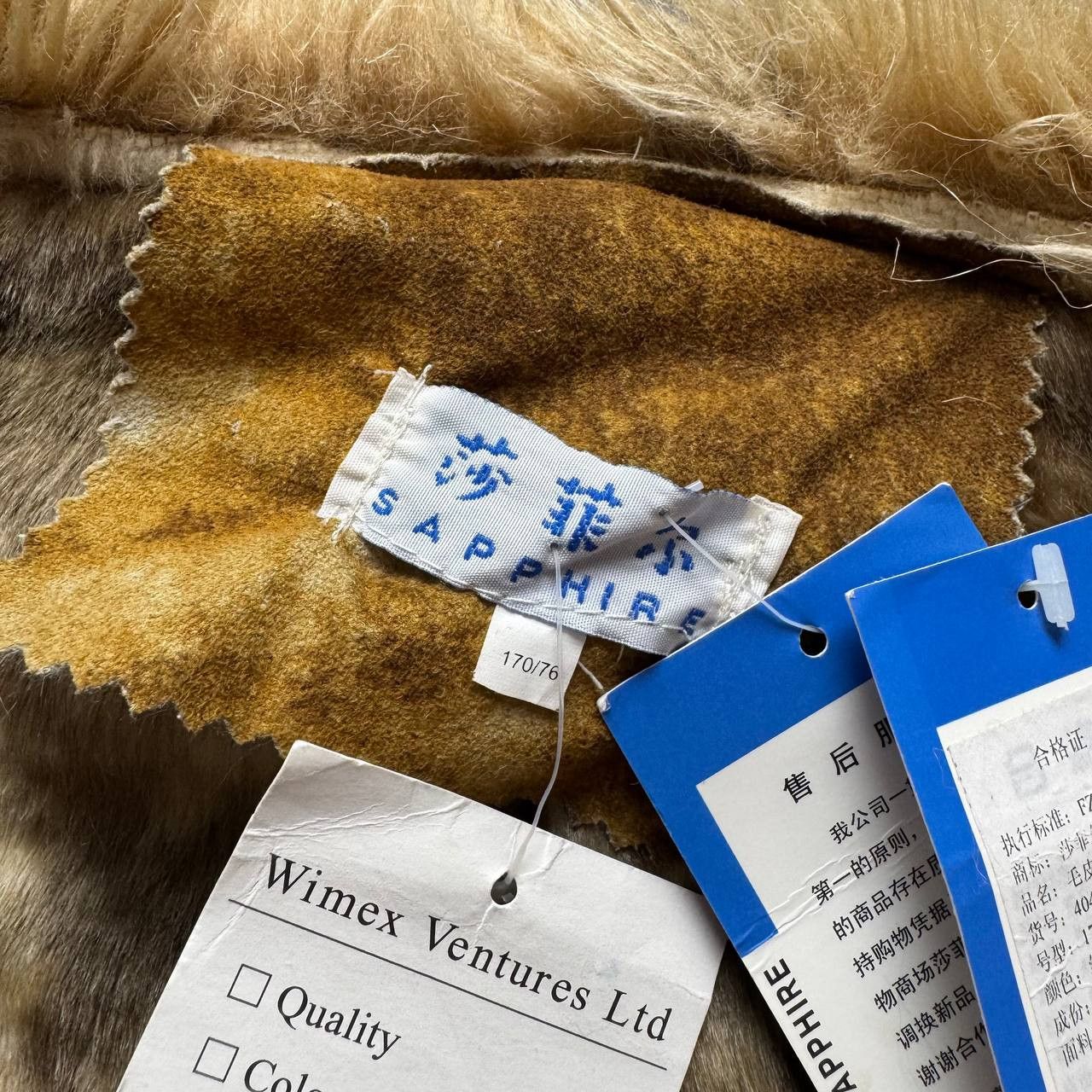 Japanese Brand × Vintage Japanese Vintage Faded/Washed Y2K Faux Fur Sheepskin Coat Size L / US 10 / IT 46 - 11 Thumbnail