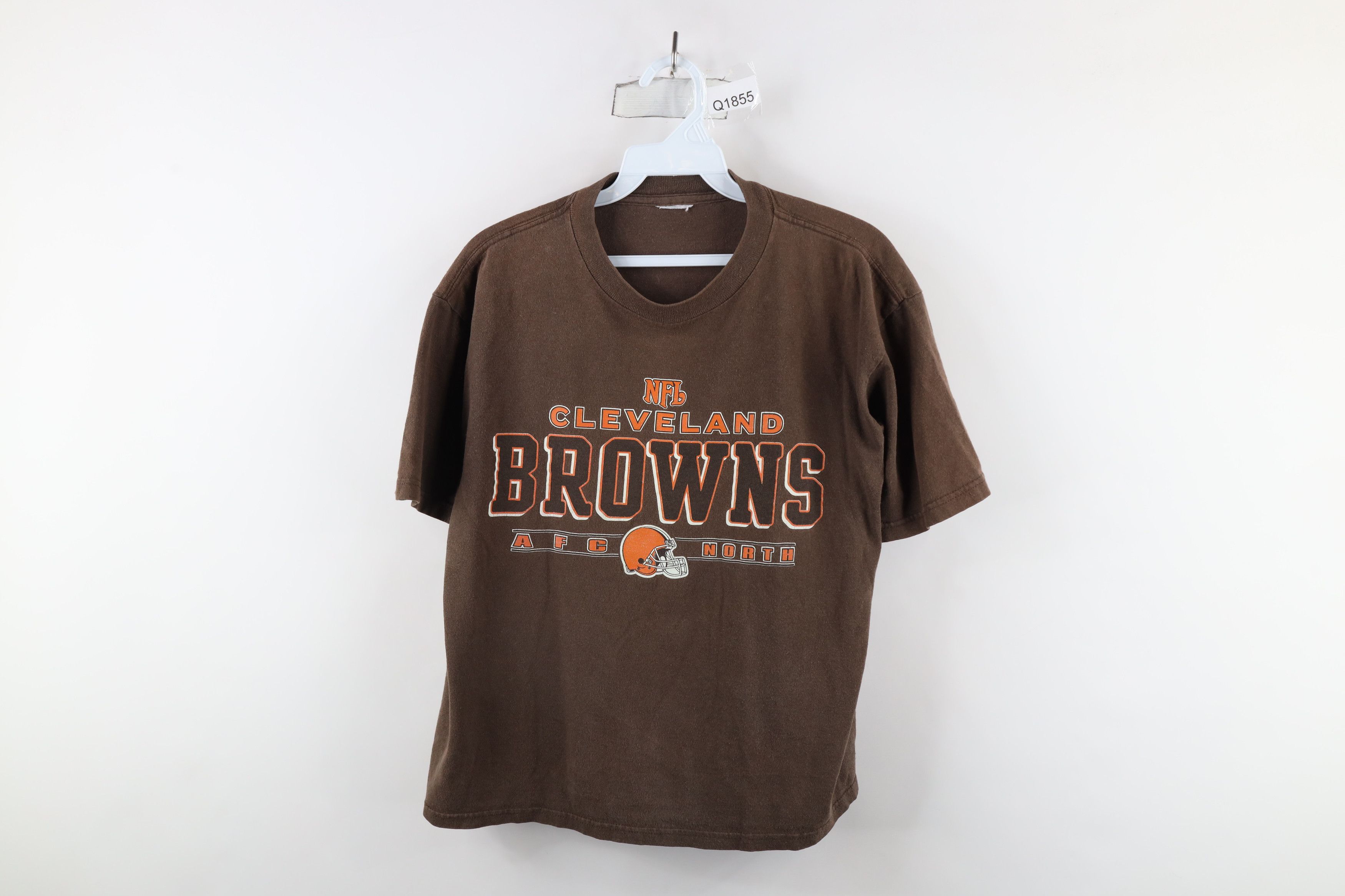 Vintage Vintage 90s Cropped Fit Cleveland Browns Football T-Shirt Size M / US 6-8 / IT 42-44 - 1 Thumbnail