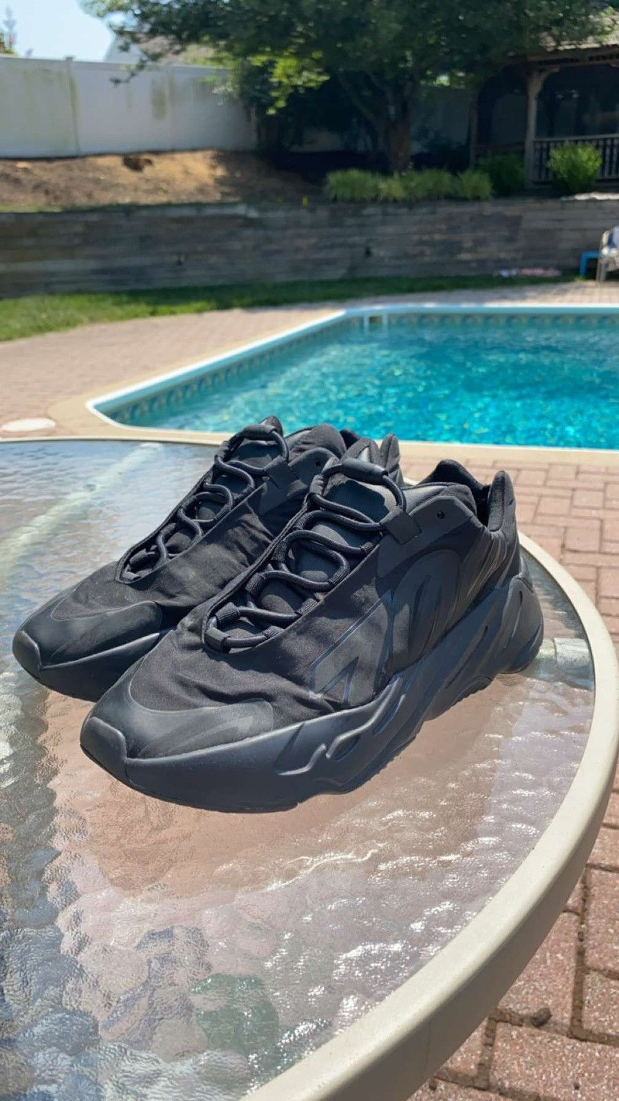 Yeezy Yeezy Boost 700 MNVN Triple Black Men’s Size US 8 / EU 41 - 2 Thumbnail