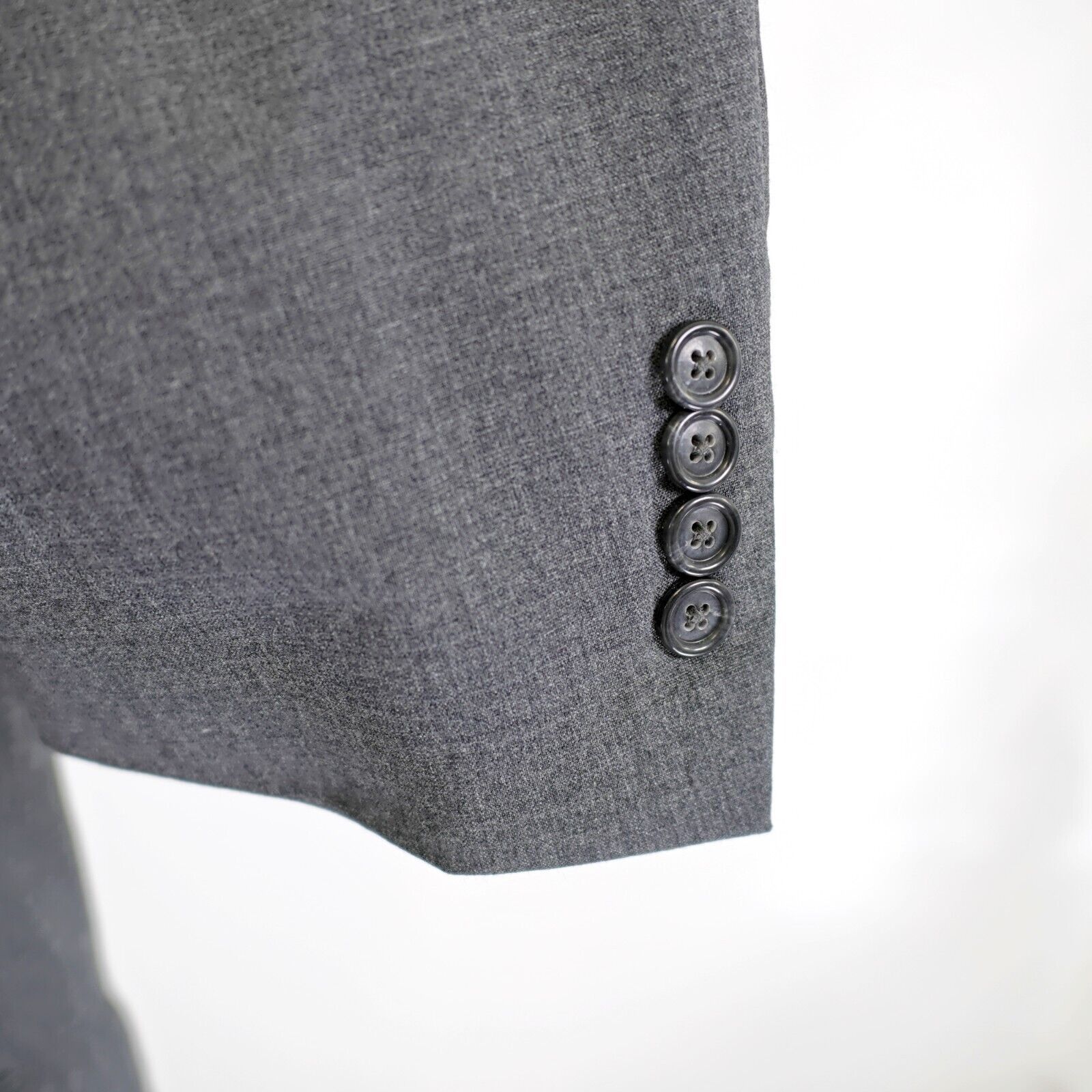 Jos. A. Bank Jos A Bank Wool Gray 40R 2 Button Suit Jacket / Blazer Size 40R - 3 Thumbnail
