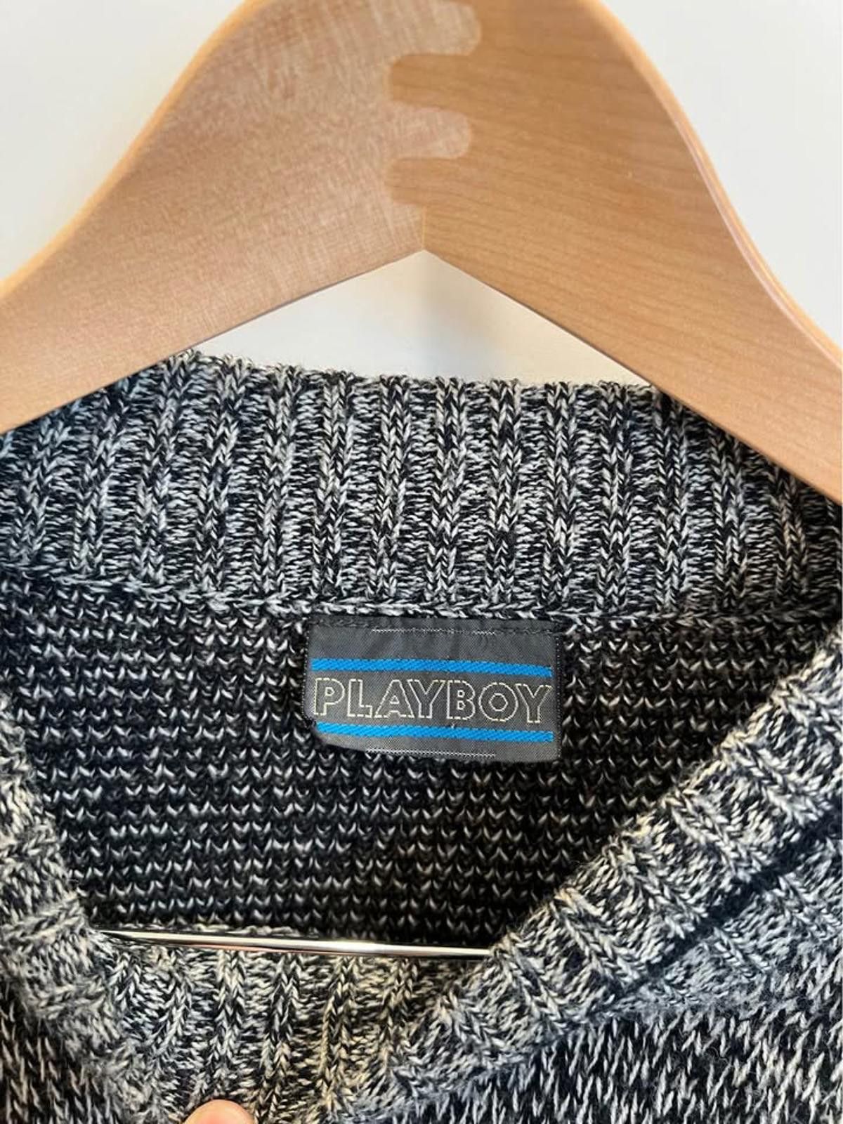 Designer Vintage Playboy Abstract Knit Sweater – Size L Size US L / EU 52-54 / 3 - 2 Thumbnail