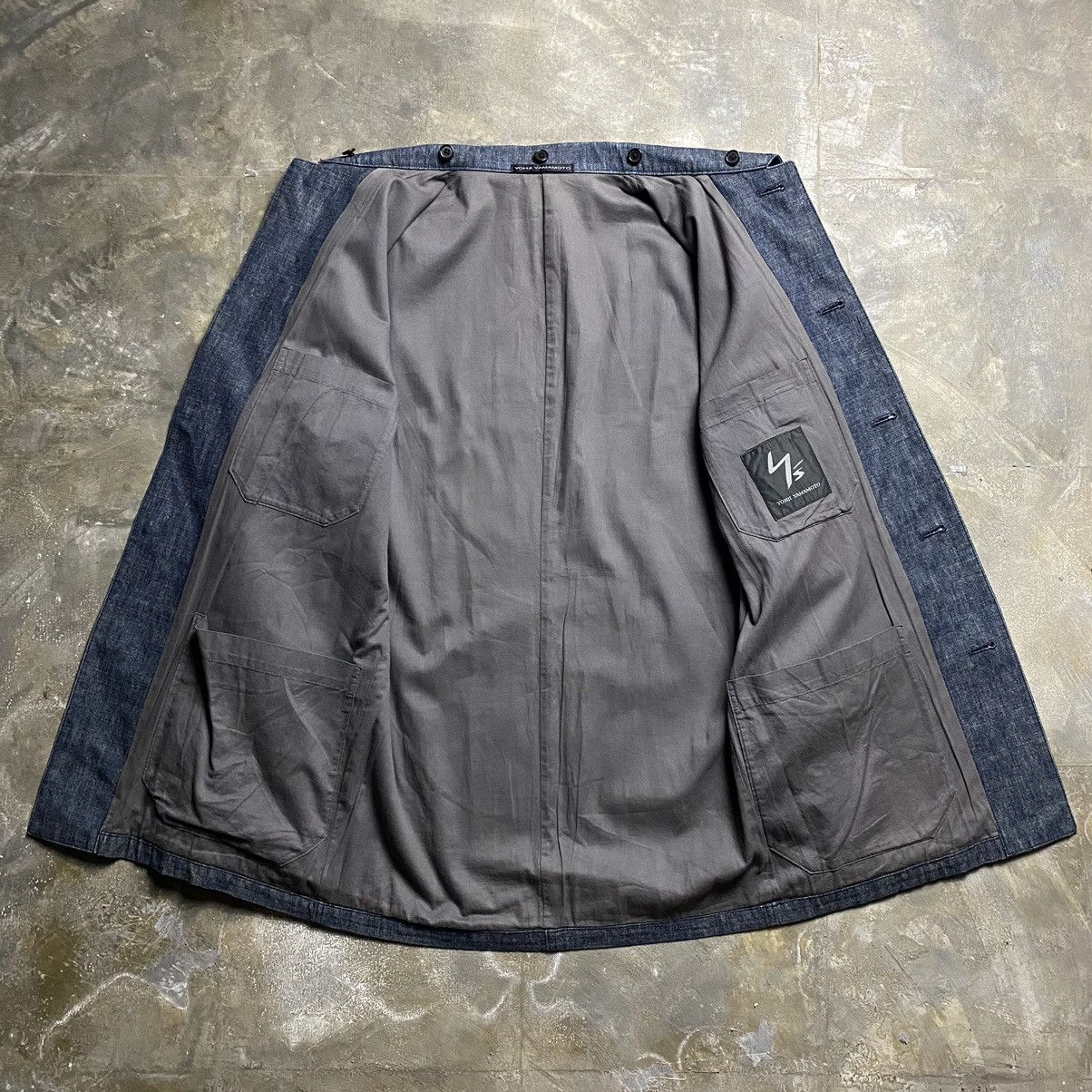 Yohji Yamamoto YY - Ys for Men SS93 Denim Chore Jacket Size US L / EU 52-54 / 3 - 9 Thumbnail