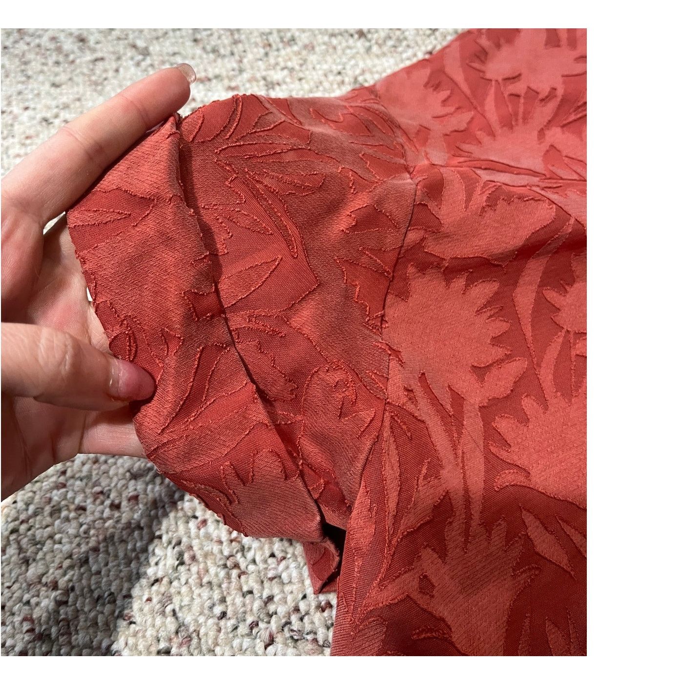 Ted Baker Ted Baker Cilest Boxy Short Sleeve Shirt Rust SZ 0 (U.S. 2) Size XS / US 0-2 / IT 36-38 - 8 Thumbnail