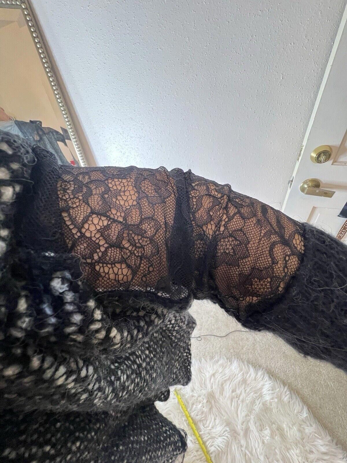 Free People Free People Peek-a-Boo Open Knit Cardigan - Size Small Size S / US 4 / IT 40 - 6 Thumbnail