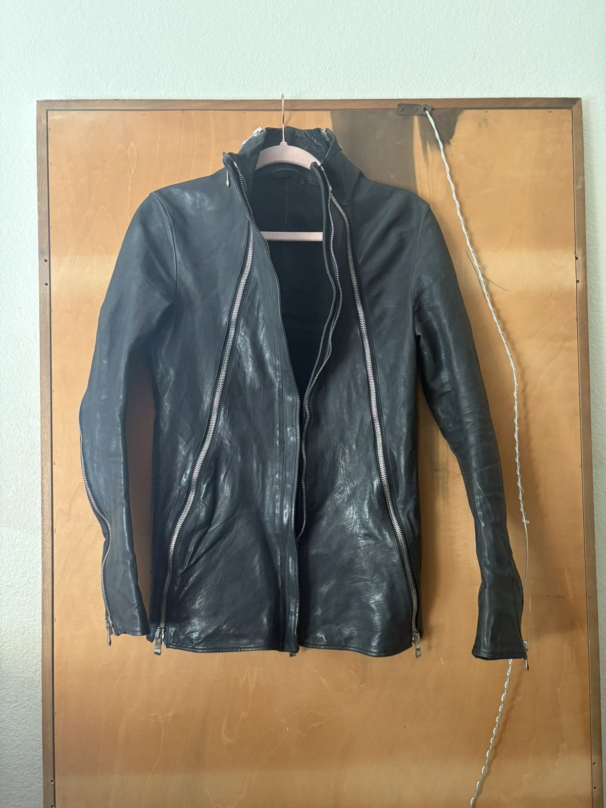 Incarnation Incarnation 5 Zip Guidi Veg Tanned Leather Jacket Size US XS / EU 42 / 0 - 6 Thumbnail