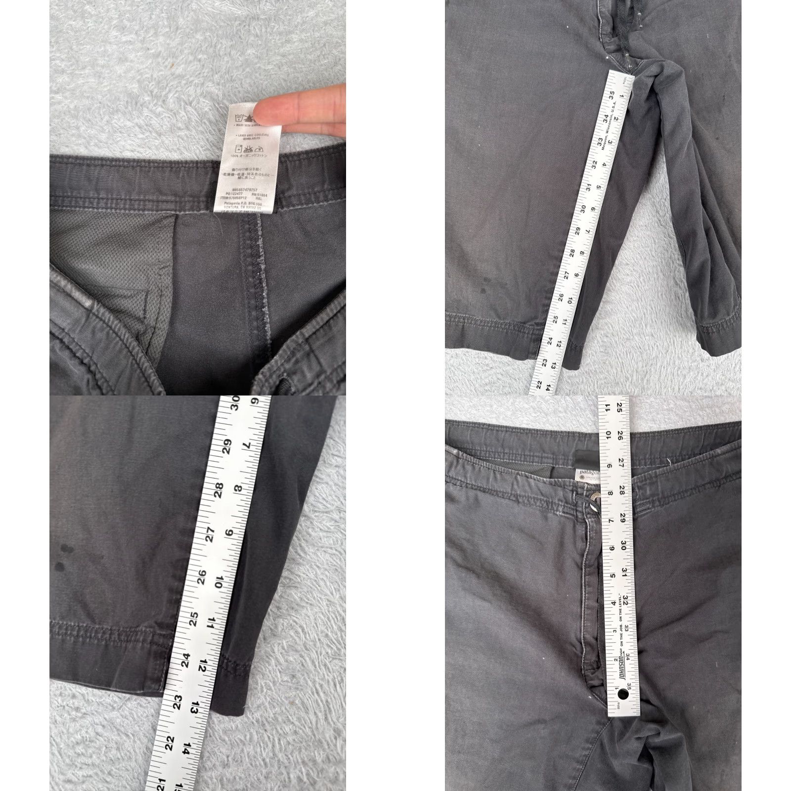 Patagonia Patagonia Shorts Men 32 Black Lightweight Drawstring Cotton 32x13 Chino Casual Wear Summer Beach Outdoors Mens Size US 32 / EU 48 - 8 Thumbnail