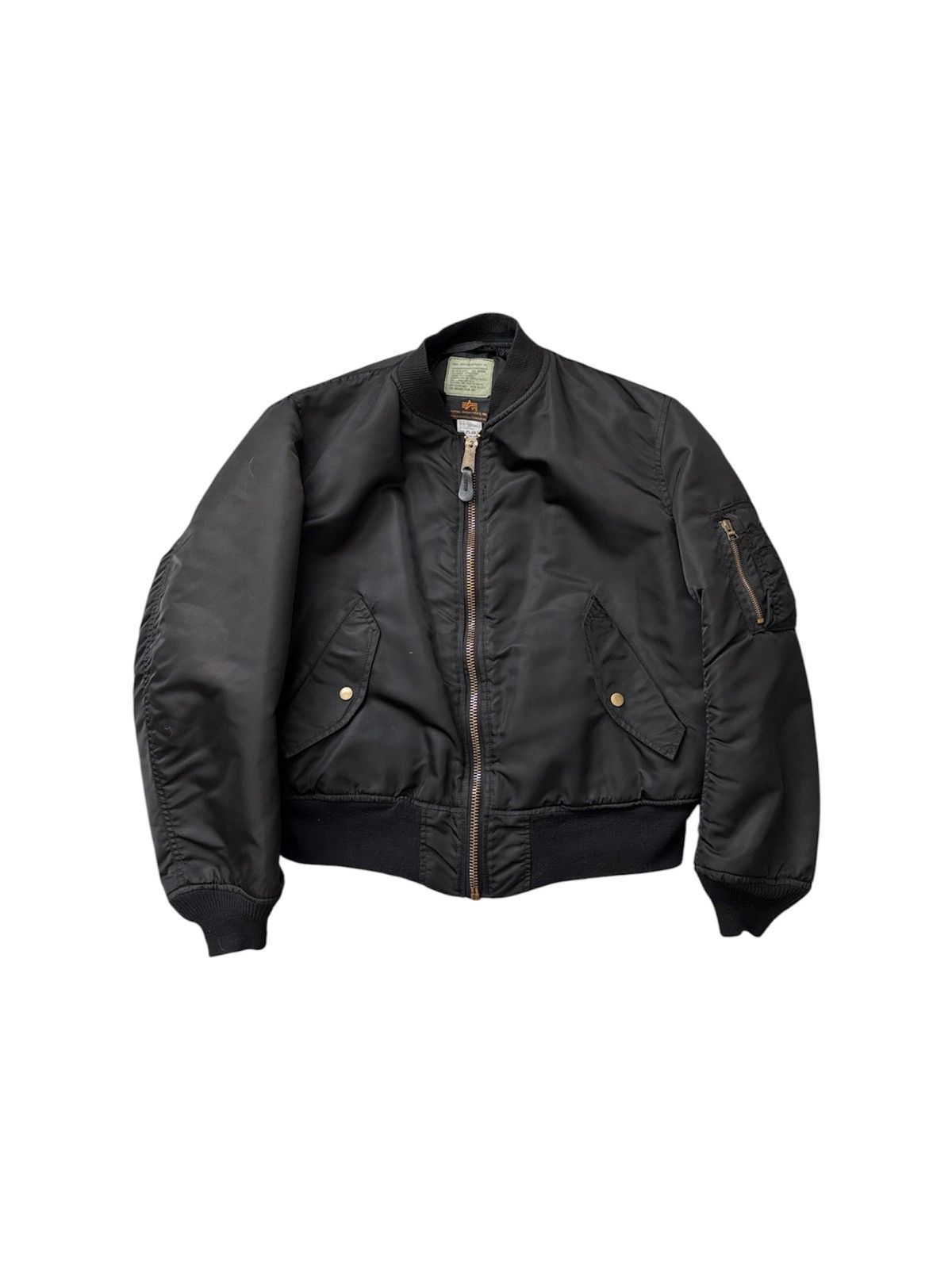 Alpha Industries Vintage 80s Alpha Industries Ground Crew Bomber Size US M / EU 48-50 / 2 - 1 Thumbnail