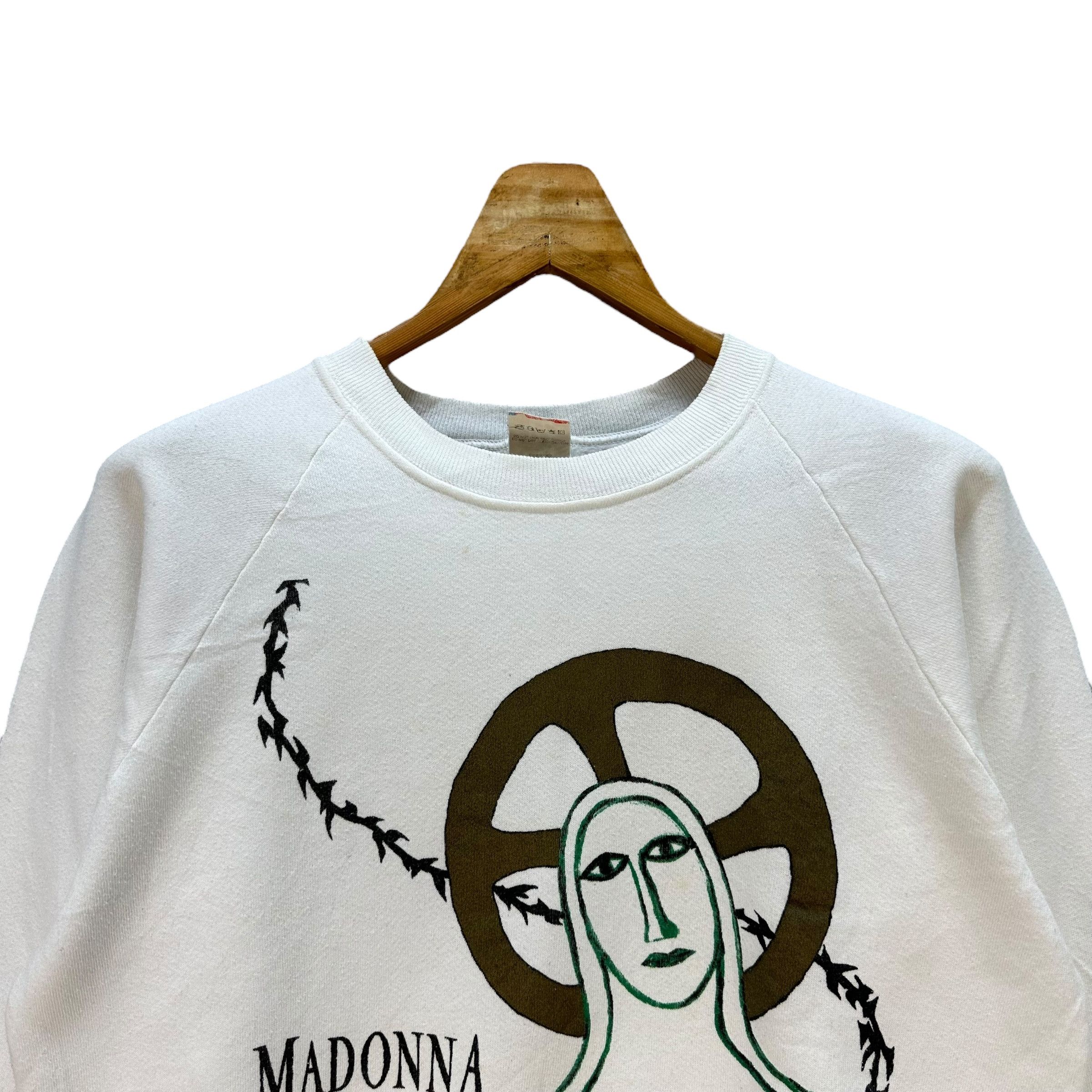 Fruit Of The Loom Vintage 1990 MADONNA MLVC Tour Crewneck Sweatshirt #A76-1840 Size US L / EU 52-54 / 3 - 2 Thumbnail