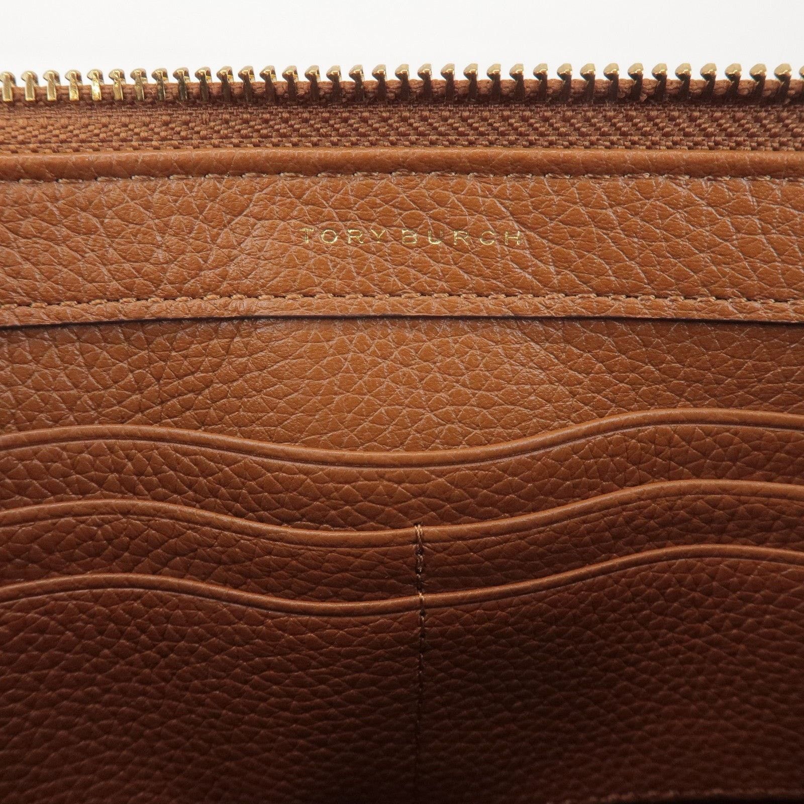 Tory Burch Tory Burch Double T Leather Crossbody Bag Brown Size ONE SIZE - 8 Thumbnail