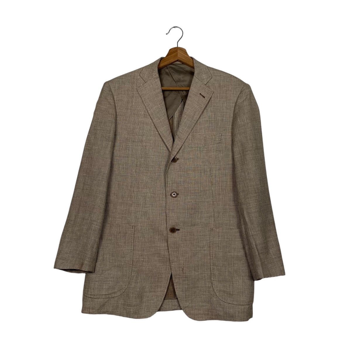 Loro Piana Loro Piana Houndstooth Casual Jacket Size US M / EU 48-50 / 2 - 1 Thumbnail
