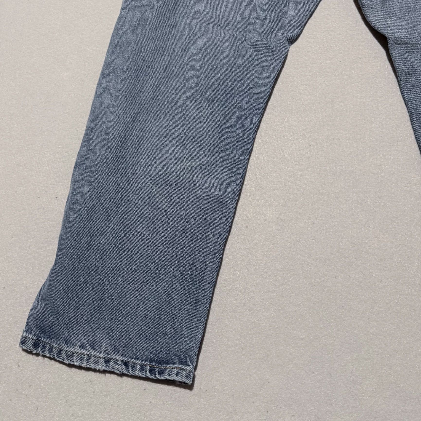 Wrangler Wrangler Jeans Men's Blue Denim Mid Rise Relaxed Fit Straight Zip Fly - 34x30 Size US 34 / EU 50 - 6 Thumbnail