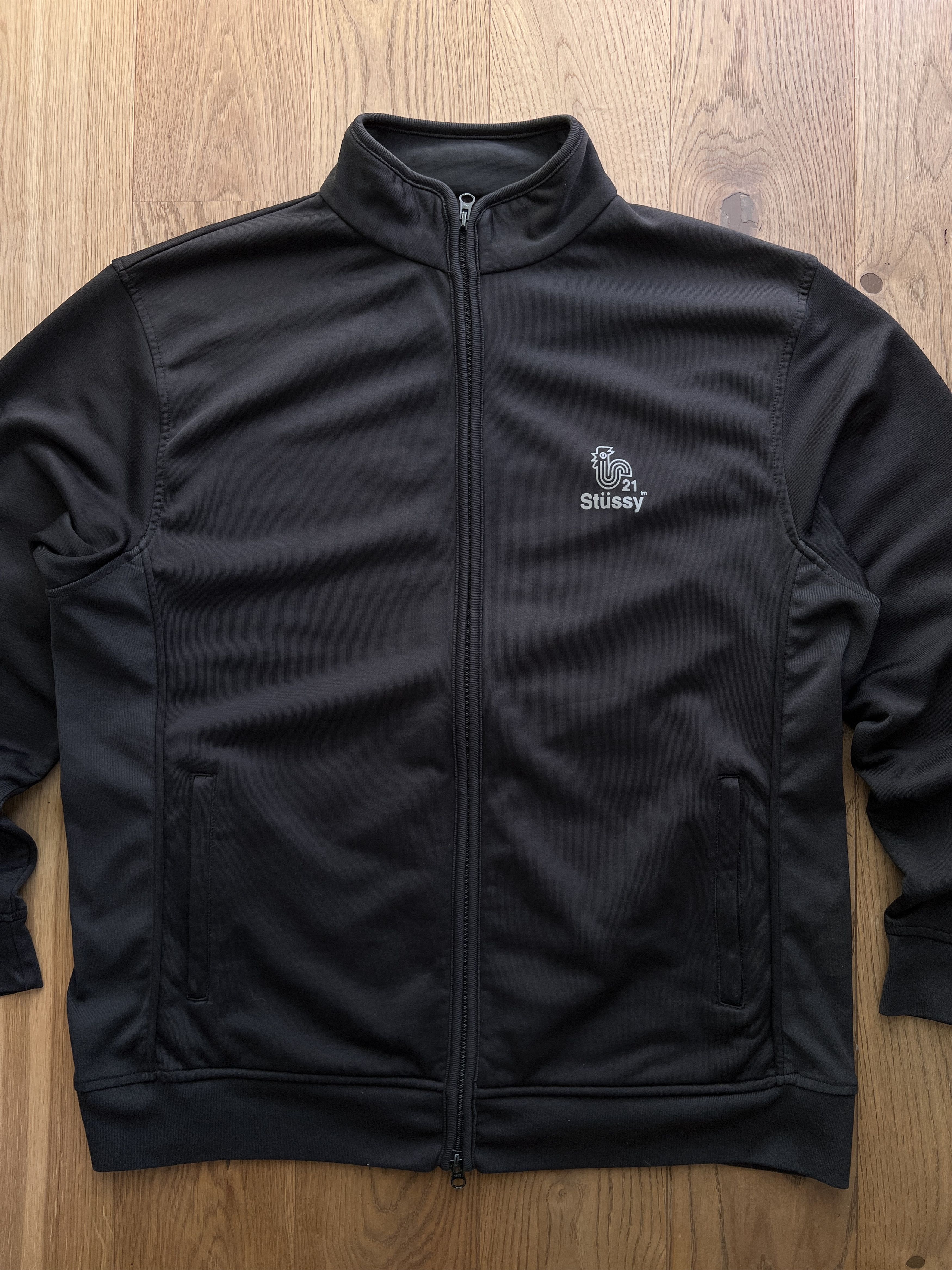 Stussy Rare! Stussy Rooster logo VTG 90s Track top jacket sunfaded Size US XL / EU 56 / 4 - 9 Thumbnail