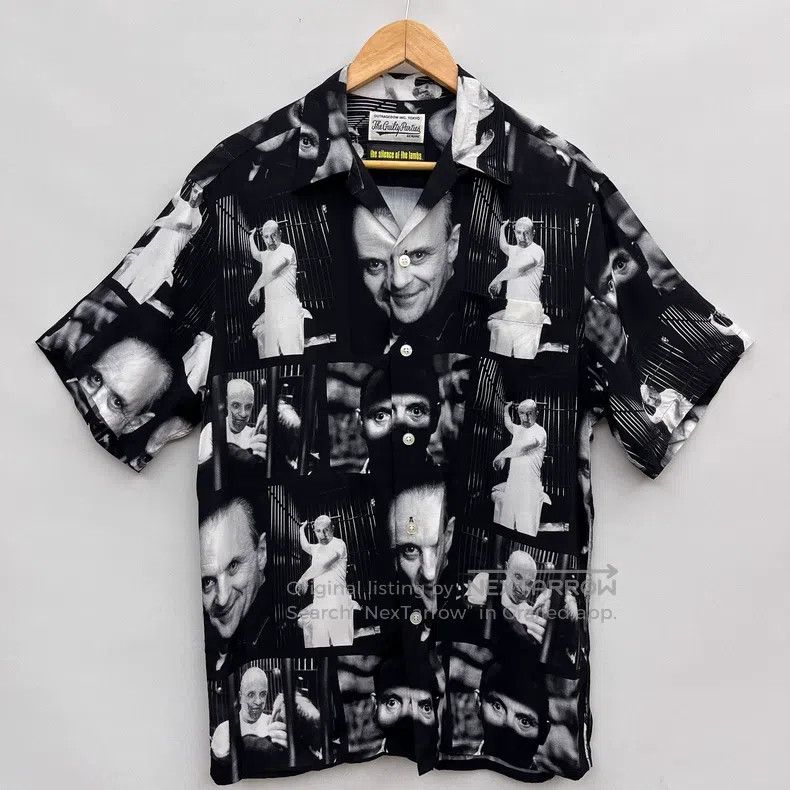 Other Wacko Maria The Silence of the Lambs Hawaiian Shirt Size US M / EU 48-50 / 2 - 1 Thumbnail