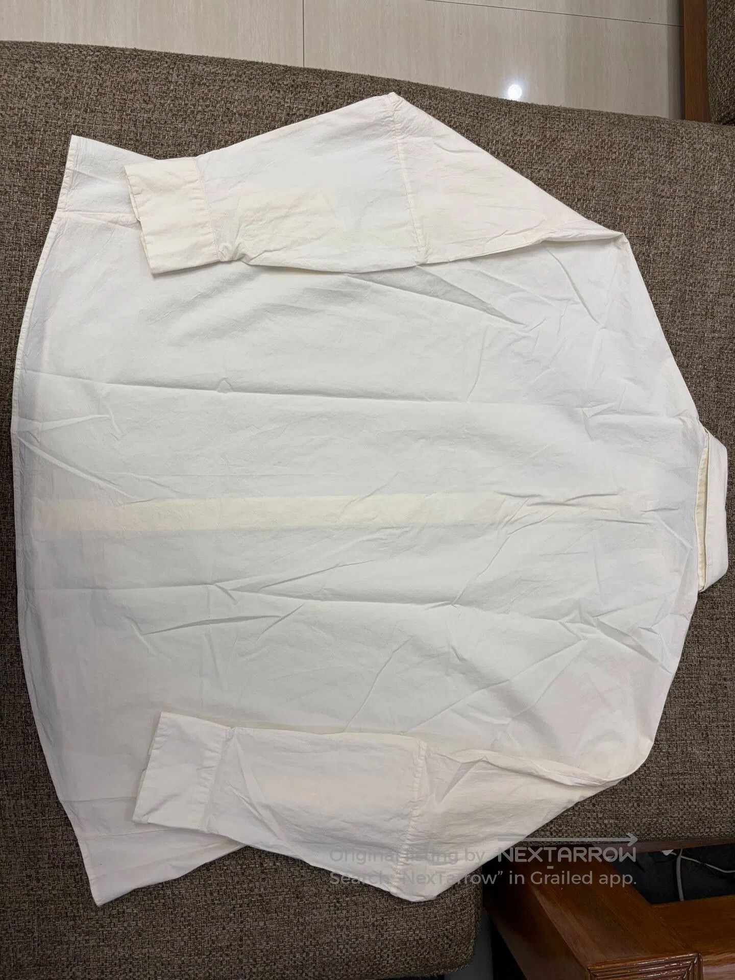 Casey Casey Casey Casey Waga Wrinkled Cotton Shirt. Size US S / EU 44-46 / 1 - 2 Thumbnail