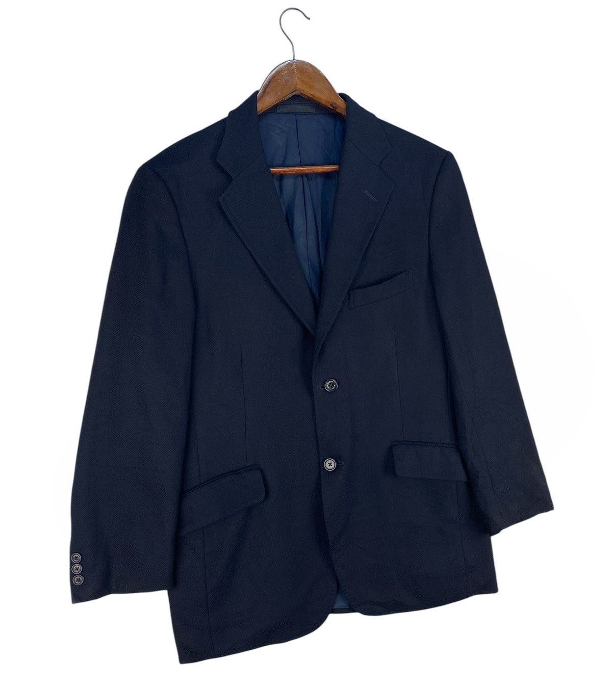 Burberry × Vintage 🔥RARE🔥VINTAGE BURBERRY BLAZER x DESIGNER COLLECTION Size US M / EU 48-50 / 2 - 2 Thumbnail