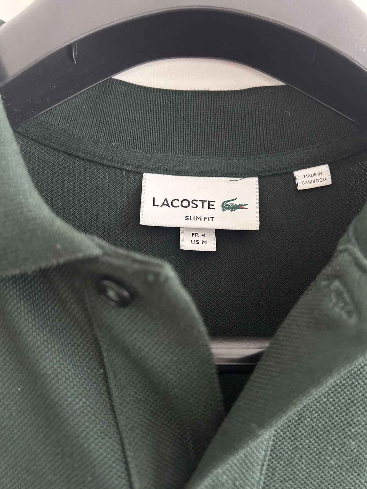 Lacoste Green Lacoste polo Size US M / EU 48-50 / 2 - 2 Thumbnail