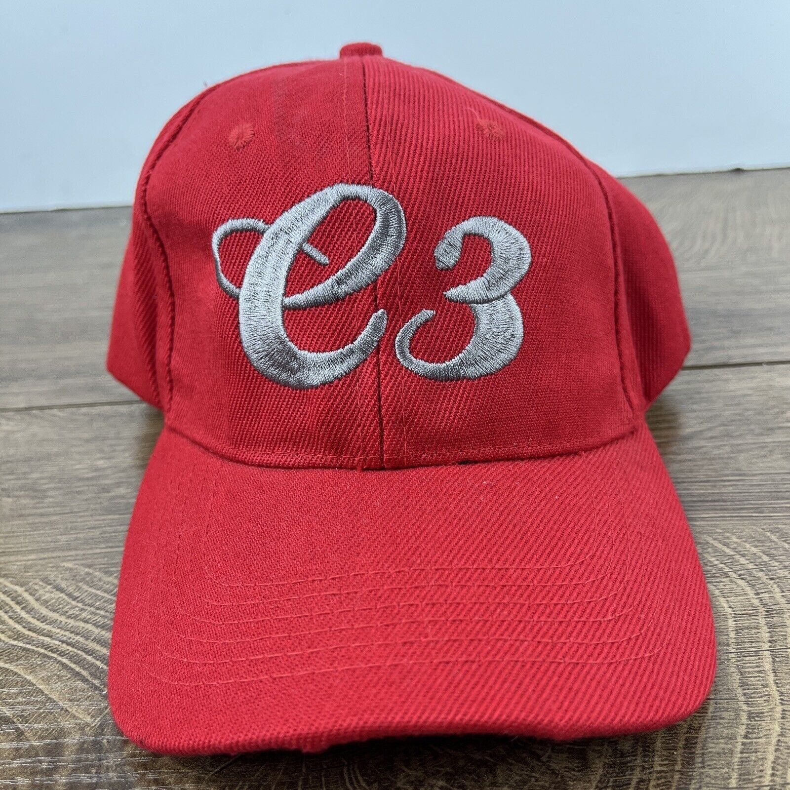 Other E3 Hat e3 Hat Red Adjustable Hat Adult Size Hat Red Cap Size ONE SIZE - 3 Thumbnail