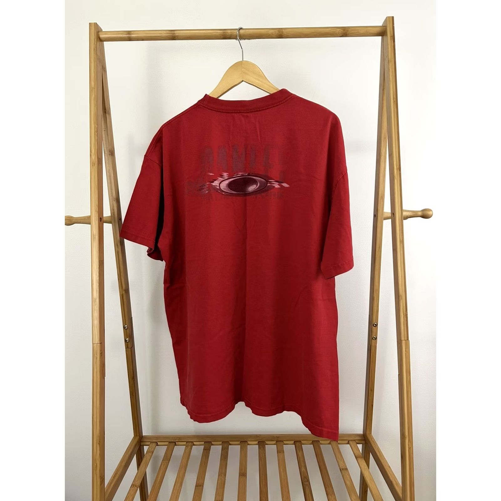 Oakley VTG OAKLEY Big Spellout O Logo Graphic Double Sided Red T-Shirt 2XL Mens Size XXL Size US XXL / EU 58 / 5 - 2 Thumbnail