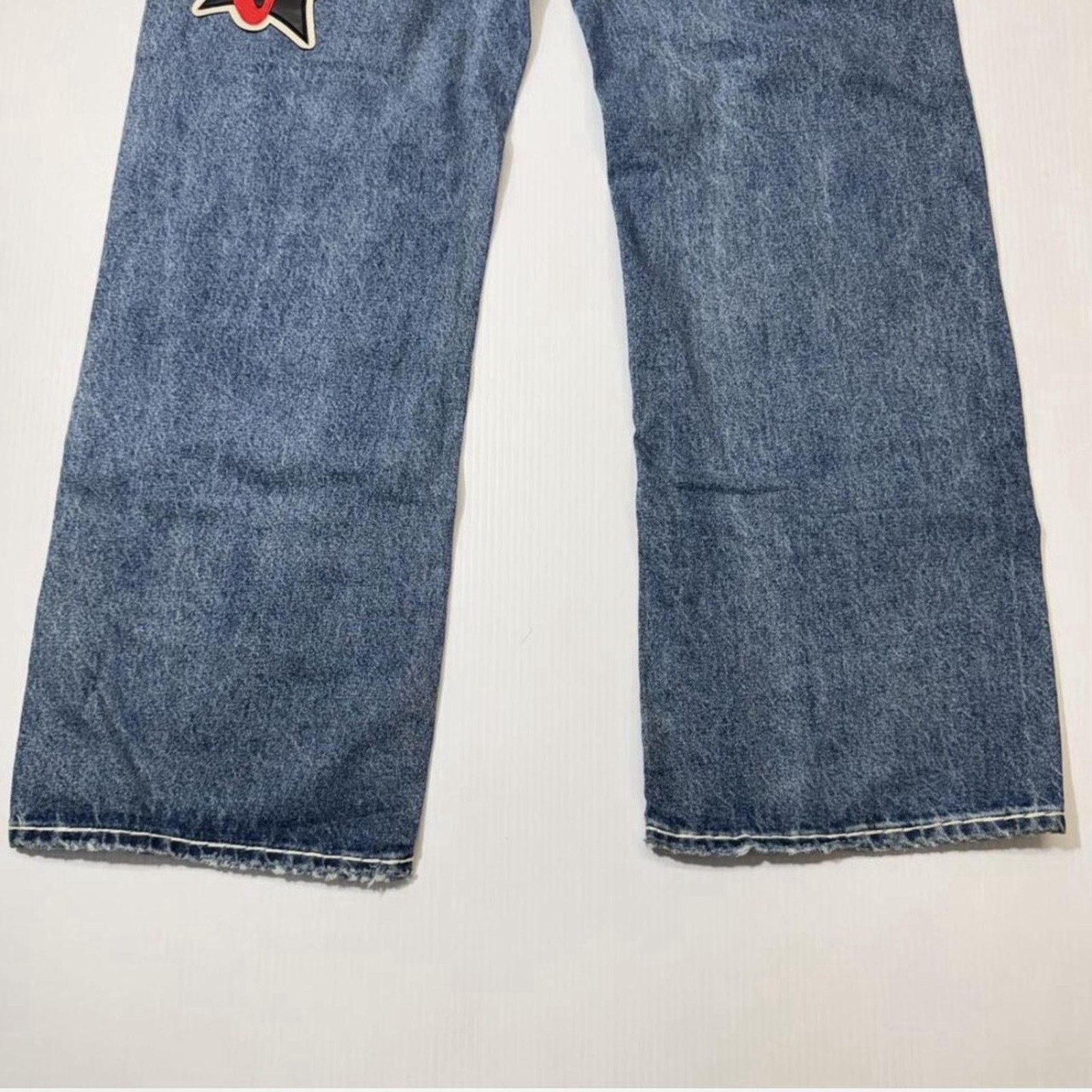 True Religion RARE True Religion Mens Jeans Denim W/ Patches Ultra Baggy Size US 32 / EU 48 - 6 Thumbnail
