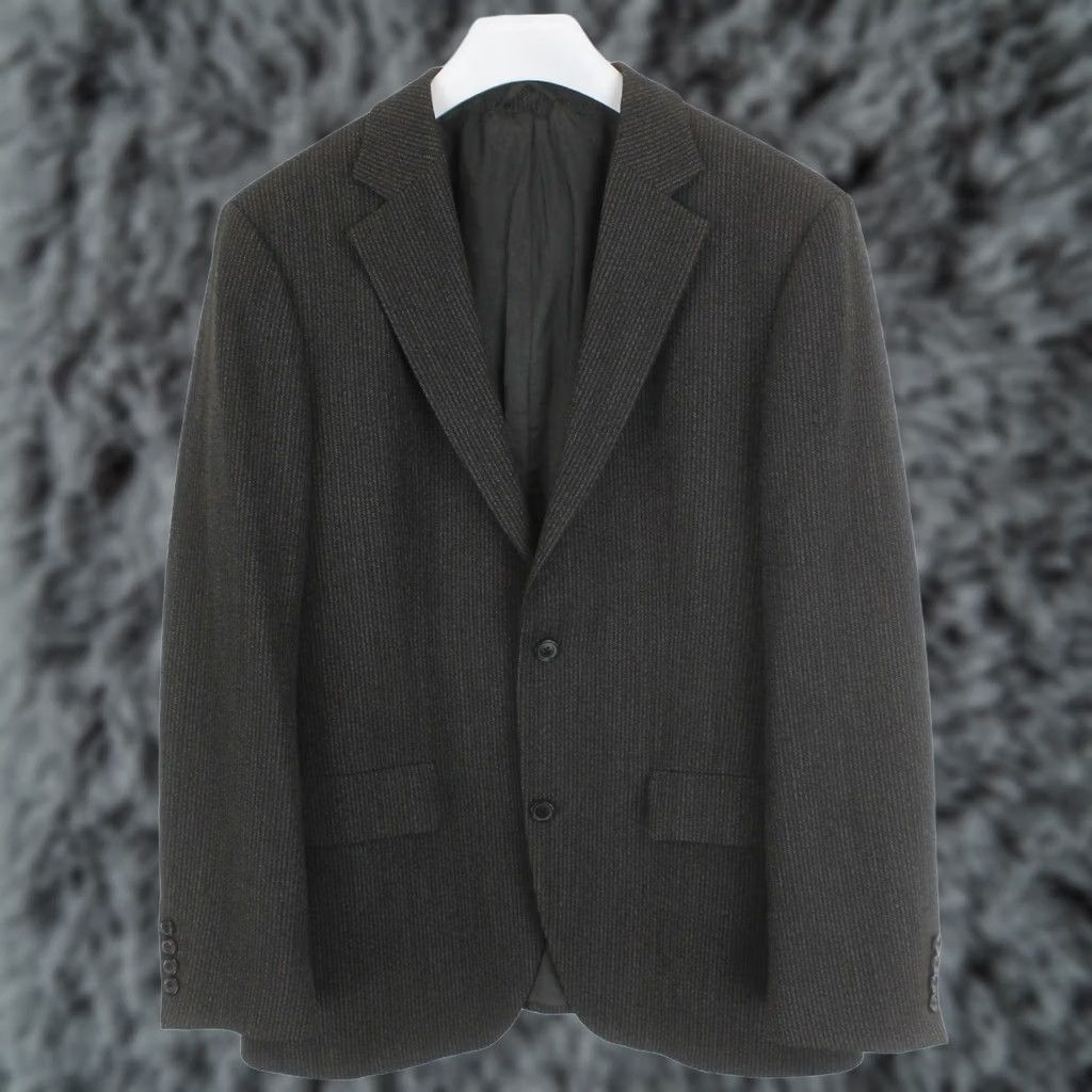 Hugo Boss HUGO BOSS Maxwell Blazer Men's US 40R Virgin Wool Lined Single Breasted Blazer Black Wool Notch Lapel 2 Buttons 80s Size 40R - 1 Thumbnail