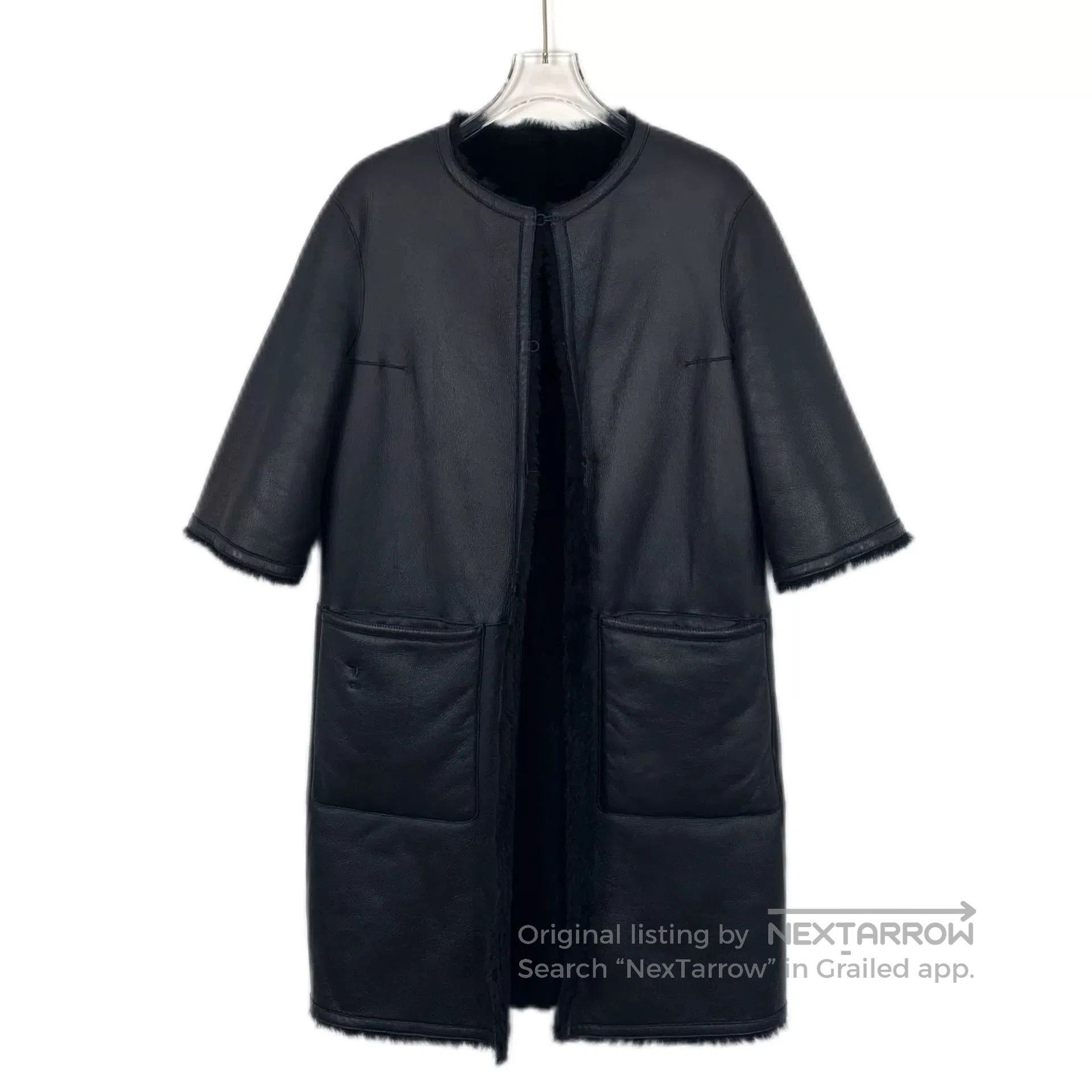 Dior christian dior black wool beehive coat. Size US S / EU 44-46 / 1 - 1 Thumbnail