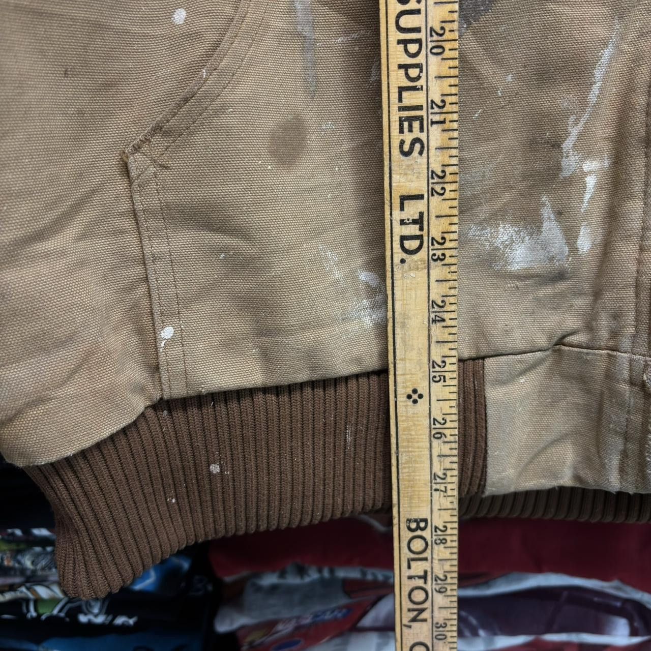 Carhartt THRASHED 2000s tan carhartt active jacket Size US L / EU 52-54 / 3 - 7 Thumbnail