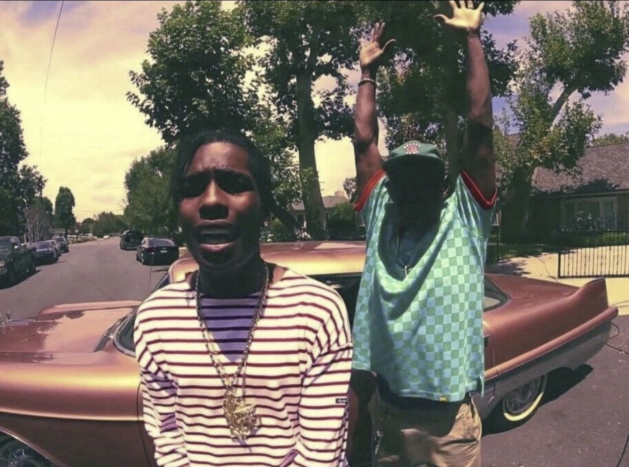 Saint James Saint James 2000s vtg ASAP Rocky style striped longsleeve Size M / US 6-8 / IT 42-44 - 3 Thumbnail