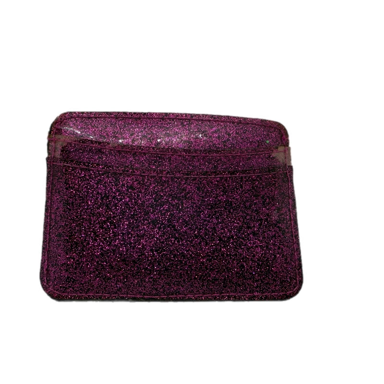Other Deux Lux Glitter Wallet - Purple Sparkle Card Holder Size ONE SIZE - 2 Thumbnail