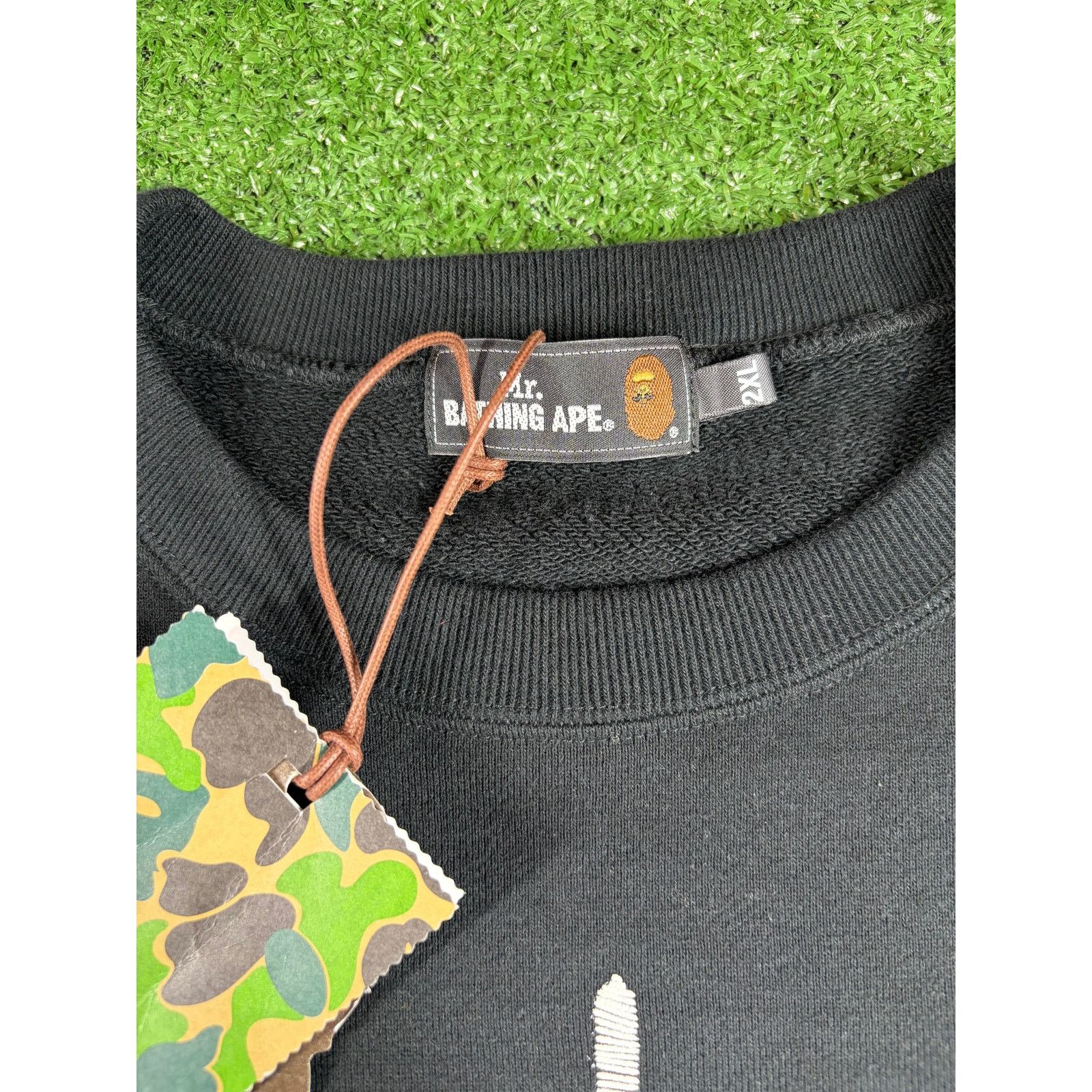 Bape Bape 'Mr. Bathing Ape' Black Crewneck Sweater Size Small Size US S / EU 44-46 / 1 - 3 Thumbnail