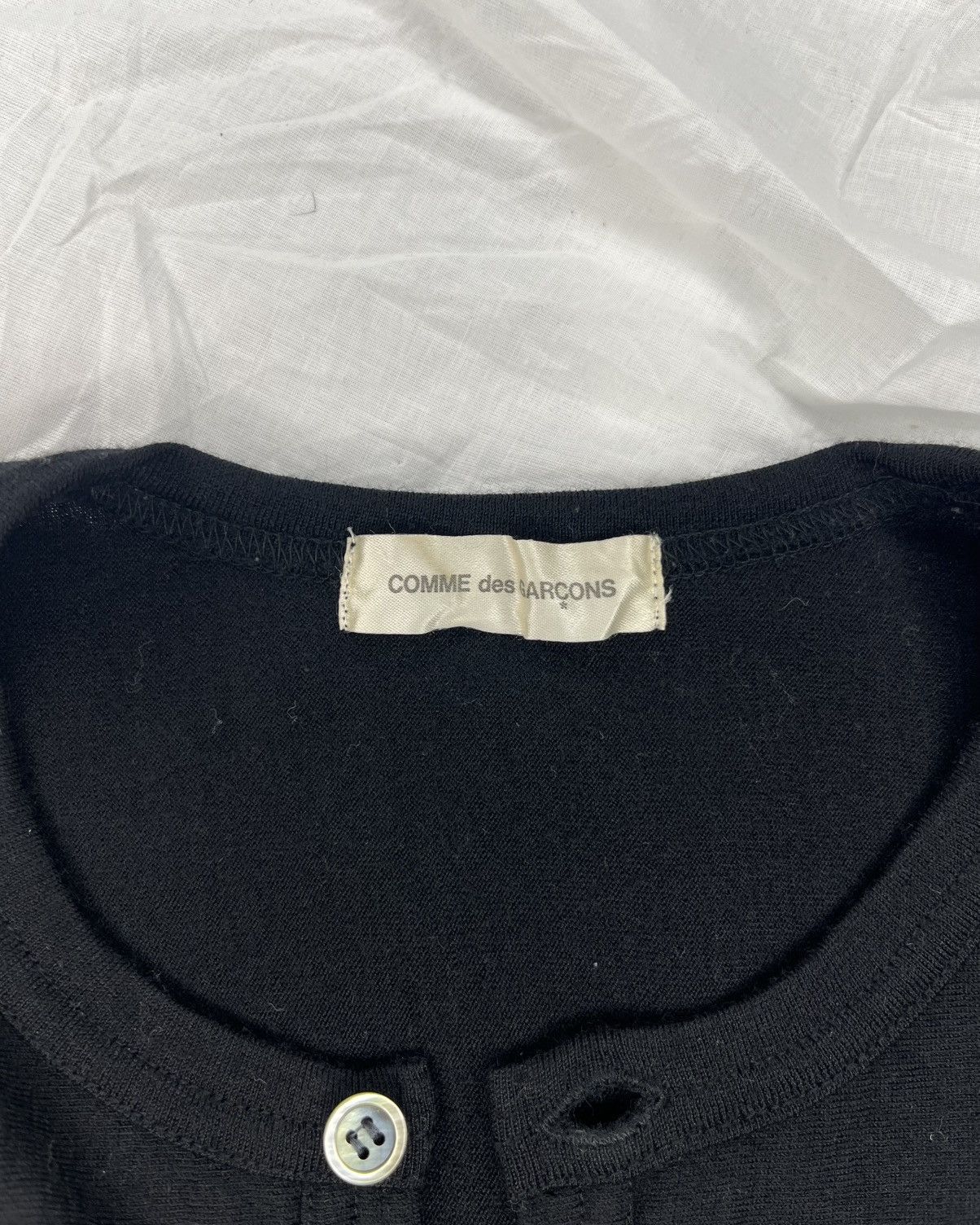 Comme des Garcons Comme des Garcons AD2001 Baroque Velvet Embroidery Cardigan Size ONE SIZE - 3 Thumbnail