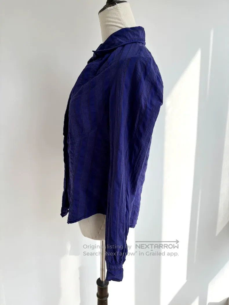 Vivienne Westwood Vivienne Westwood Vintage Purple and Blue Striped Shirt Size S / US 4 / IT 40 - 4 Thumbnail
