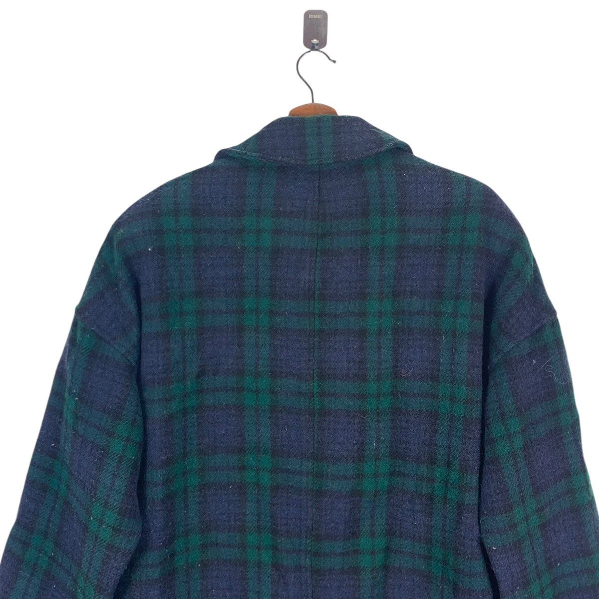 Mackintosh 🔥🔥 VINTAGE MACKINTOSH ENGLAND TOGGLE BUTTON TARTAN Size US M / EU 48-50 / 2 - 7 Thumbnail