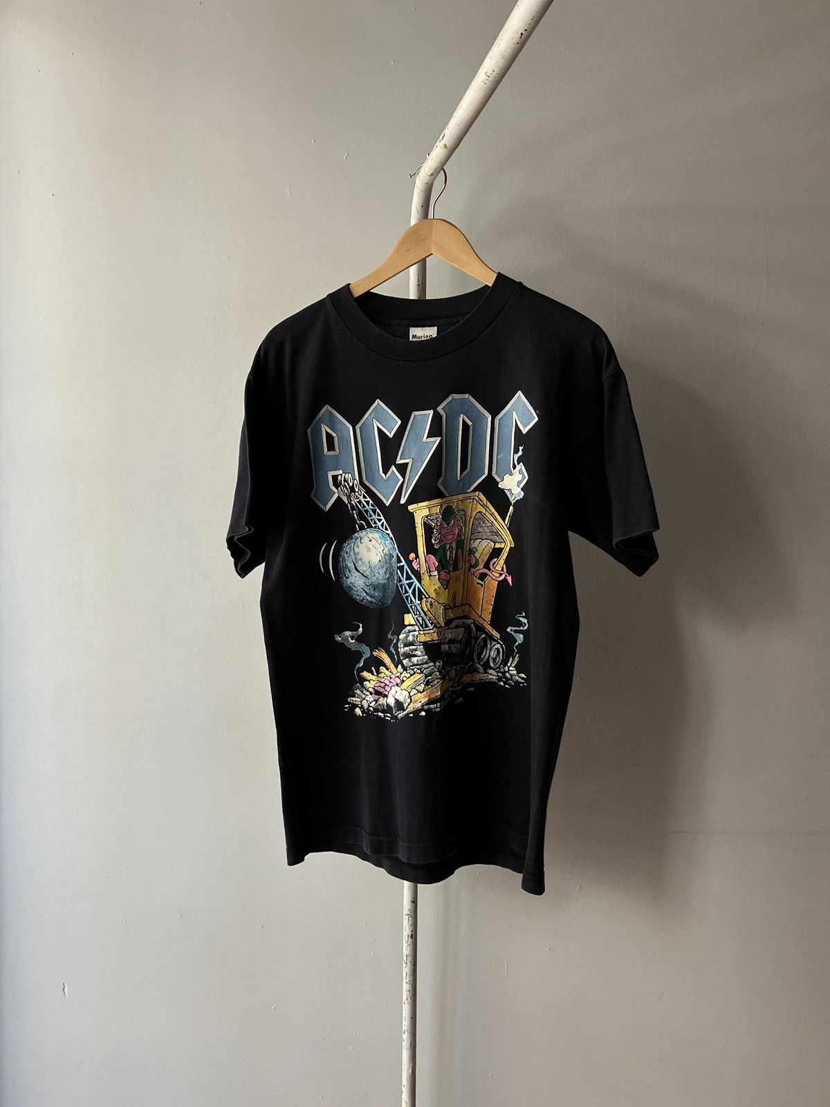 AC/DC × Band Tees × Vintage AC/DC WRECKING BALL 1995 | Grailed
